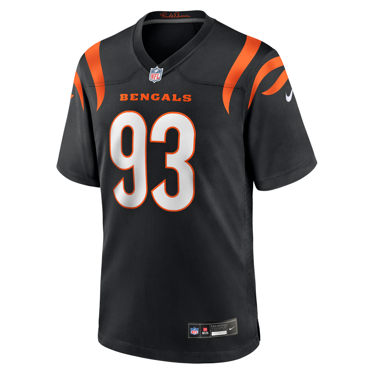 Men's Cincinnati Bengals Jonathan Allen Black Team Jersey