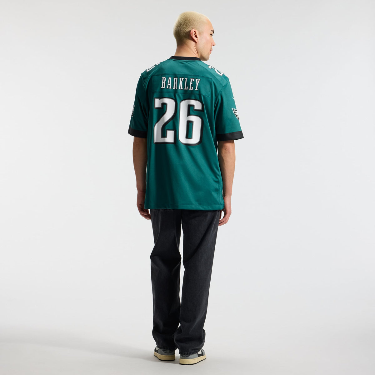 Men's Philadelphia Eagles Saquon Barkley Midnight Green Team Jersey