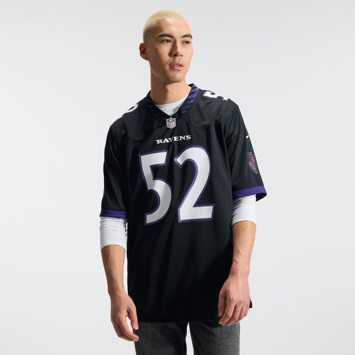 Men's Baltimore Ravens Ray Lewis Black Alternate Retired Player Jersey