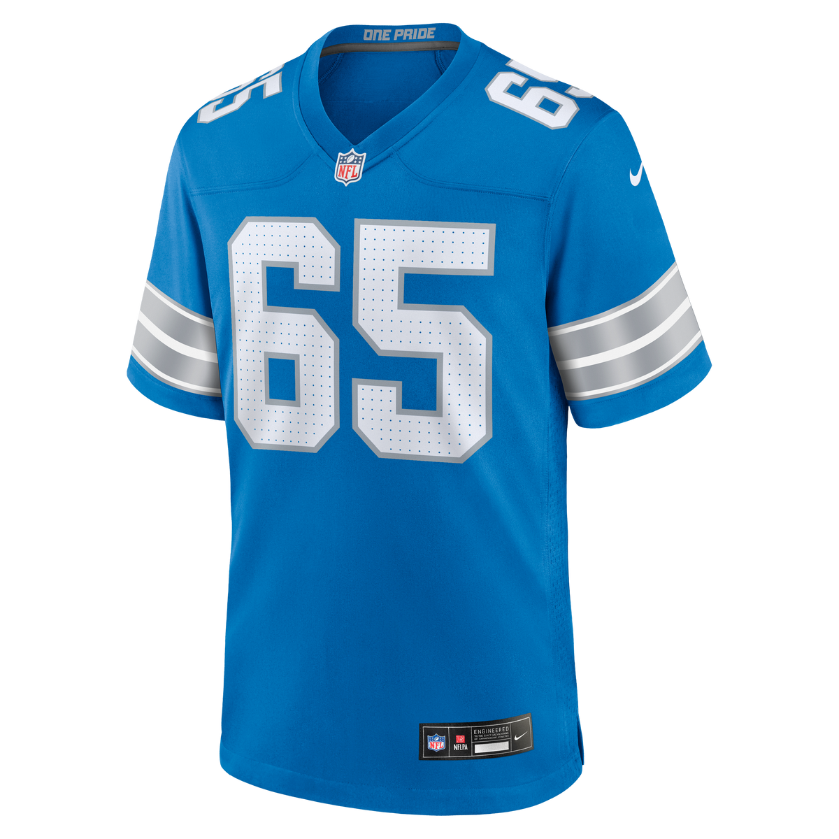 Men's Detroit Lions Seth McLaughlin Blue Team Jersey