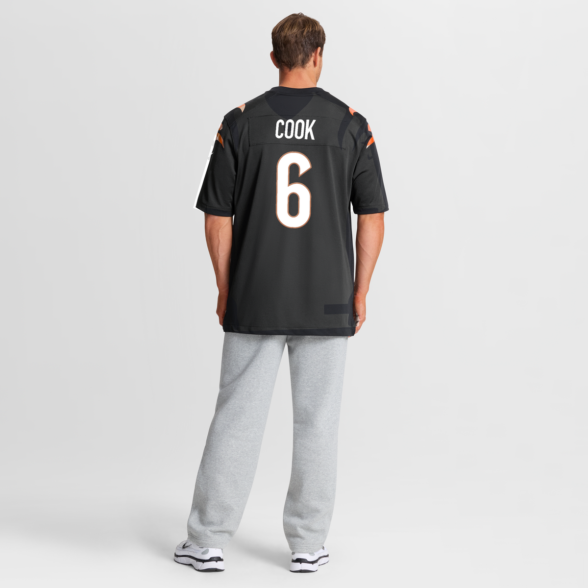 Men's Cincinnati Bengals Bryan Cook Black Team Jersey