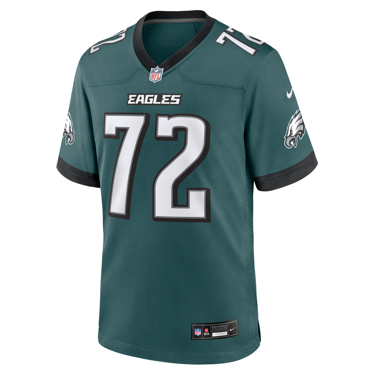 Men's Philadelphia Eagles Markel Bell Midnight Green Team Jersey