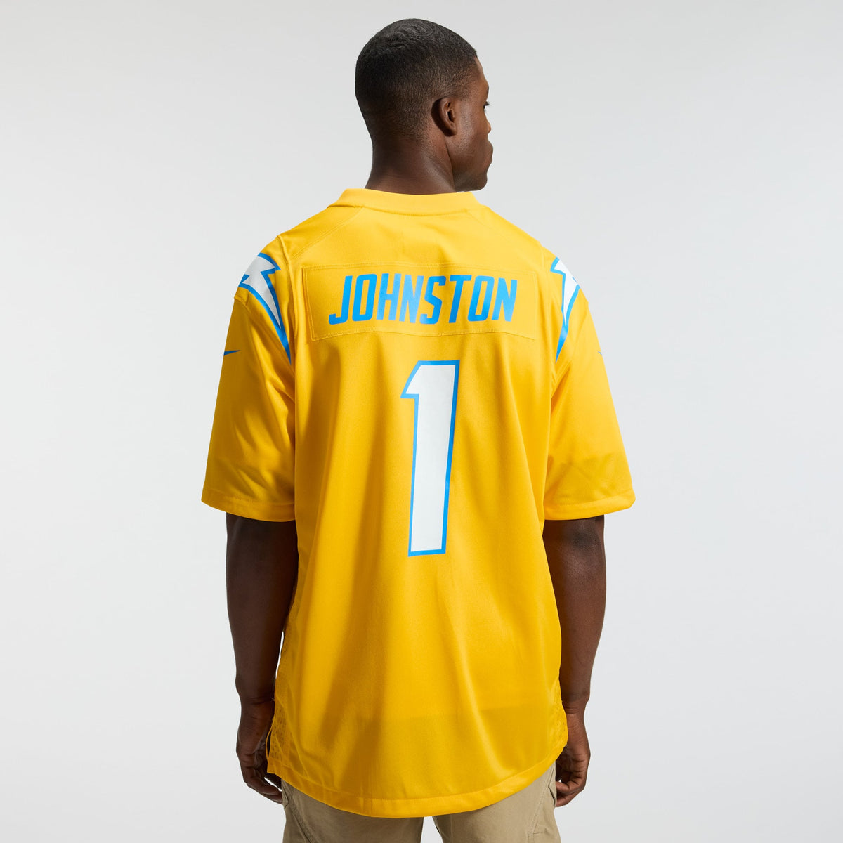 Men's Los Angeles Chargers Quentin Johnston Powder Blue Game Player Jersey
