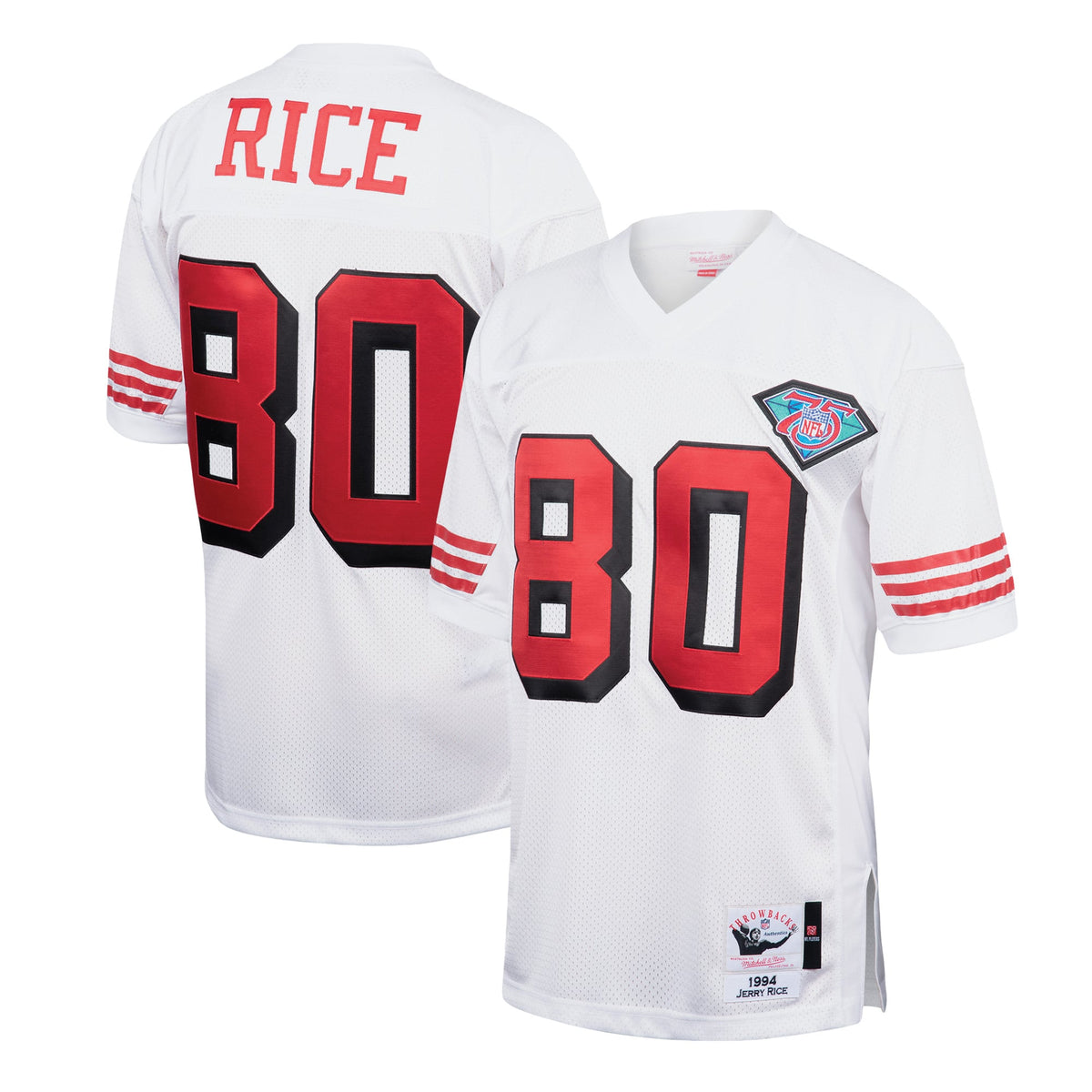 Men's San Francisco 49ers 1994 Jerry Rice Scarlet Throwback Retired Player Jersey