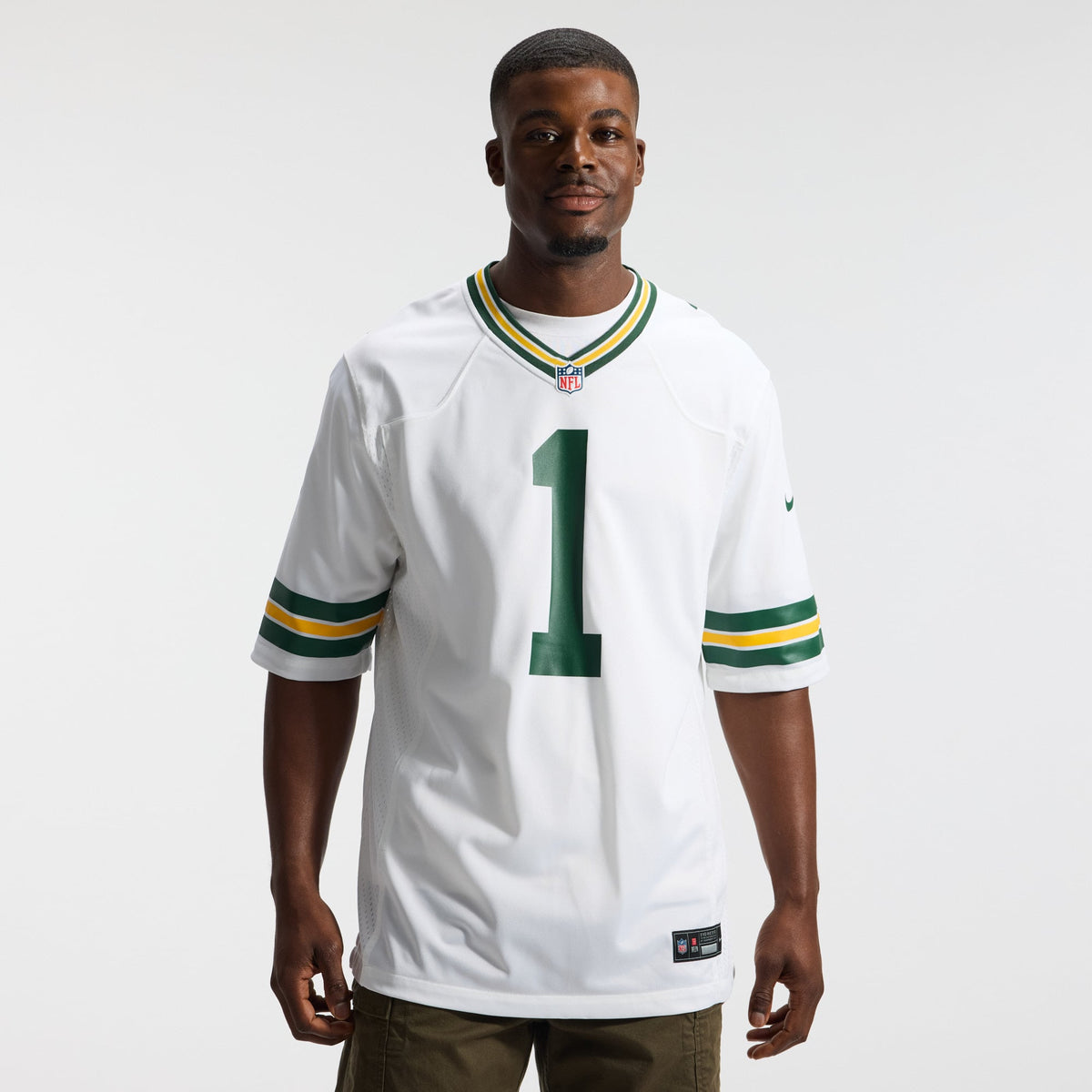 Men's Green Bay Packers Micah Parsons White Game Player Jersey