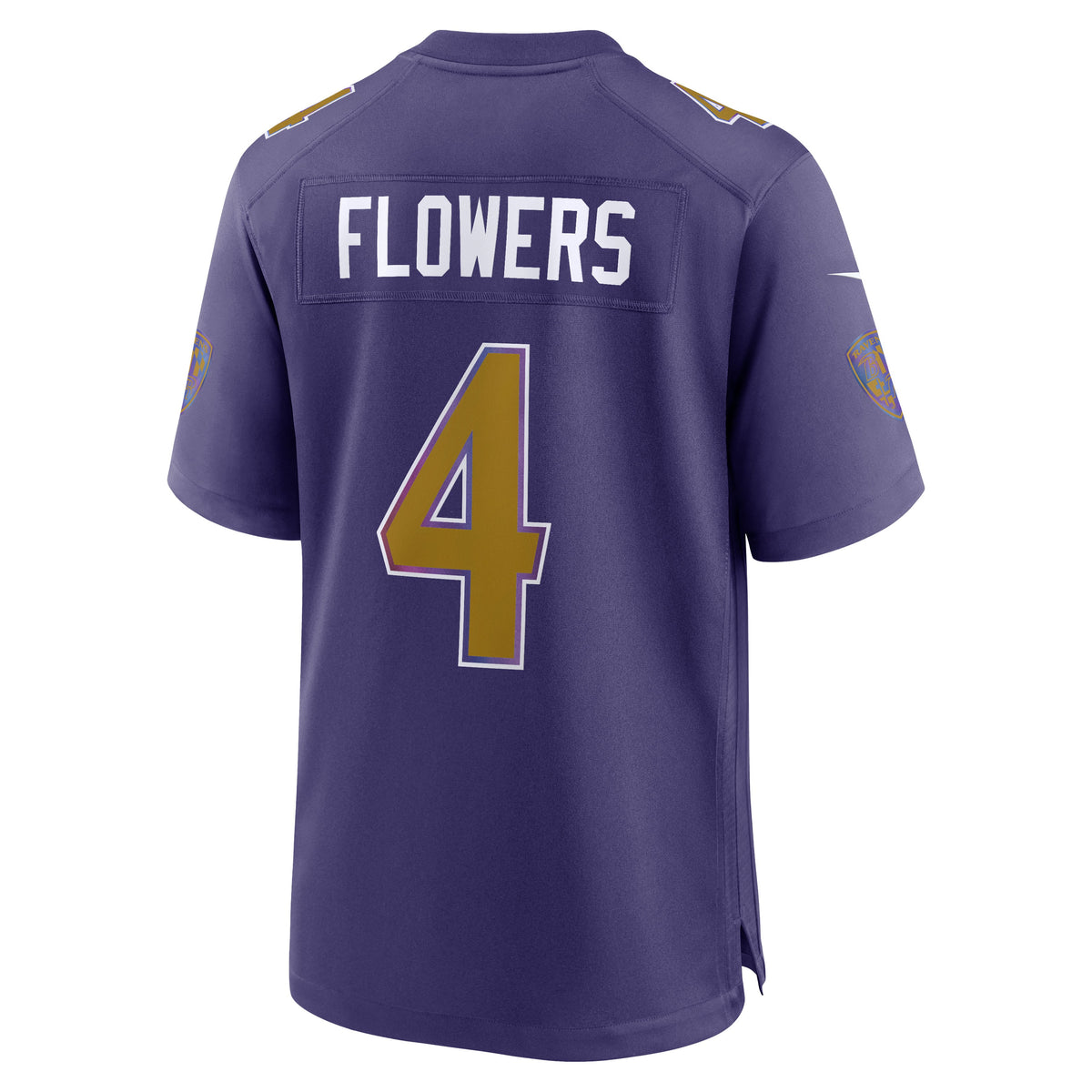 Men's Baltimore Ravens Zay Flowers Black Alternate Jersey
