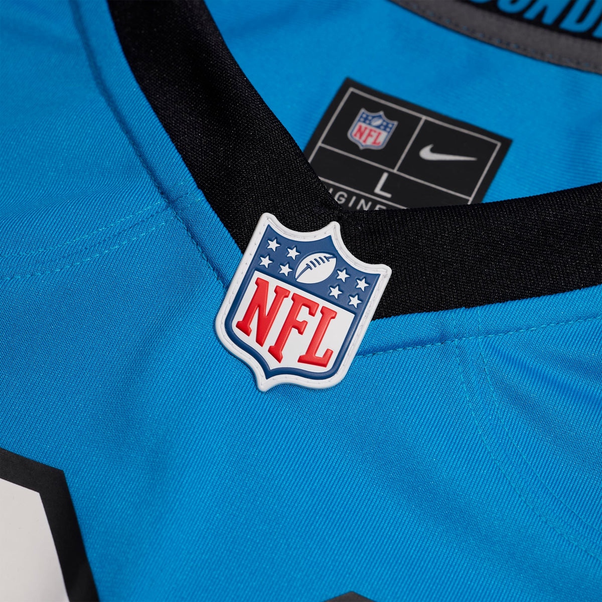 Men's Carolina Panthers Chuba Hubbard Blue Alternate Jersey