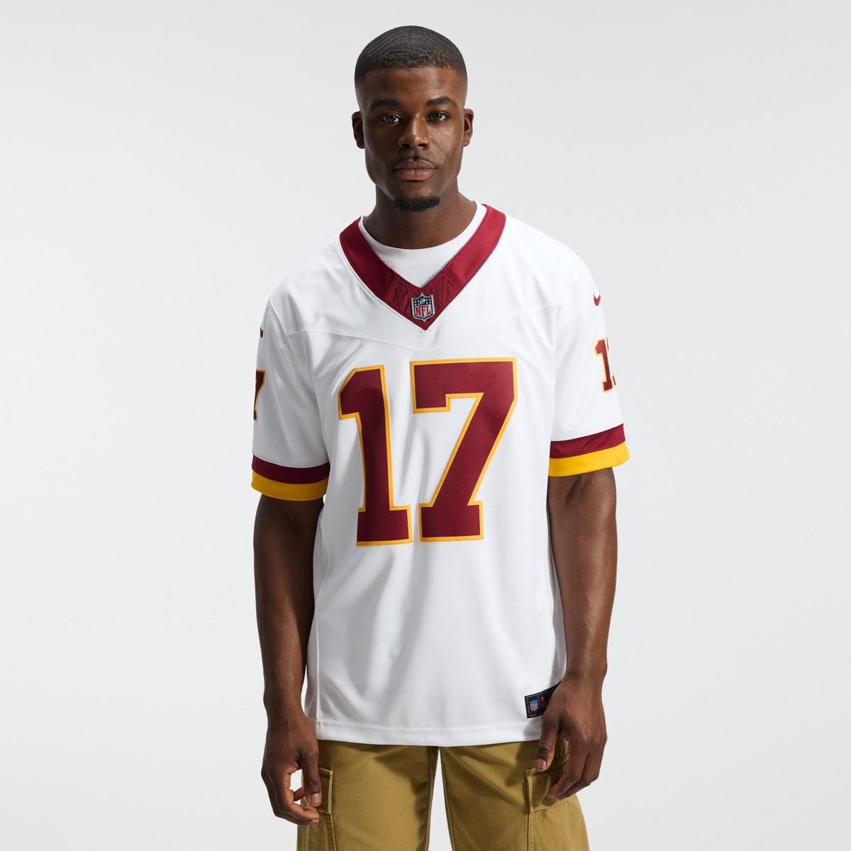 Men's Washington Commanders Terry McLaurin White Stitched Jersey