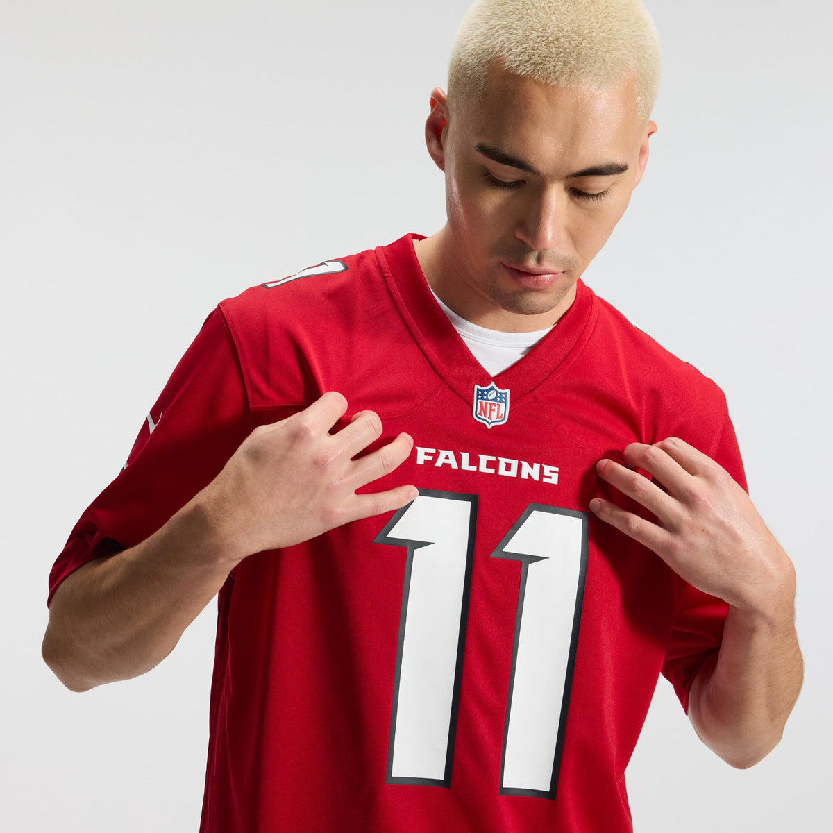 Men's Atlanta Falcons Jalon Walker White Jersey