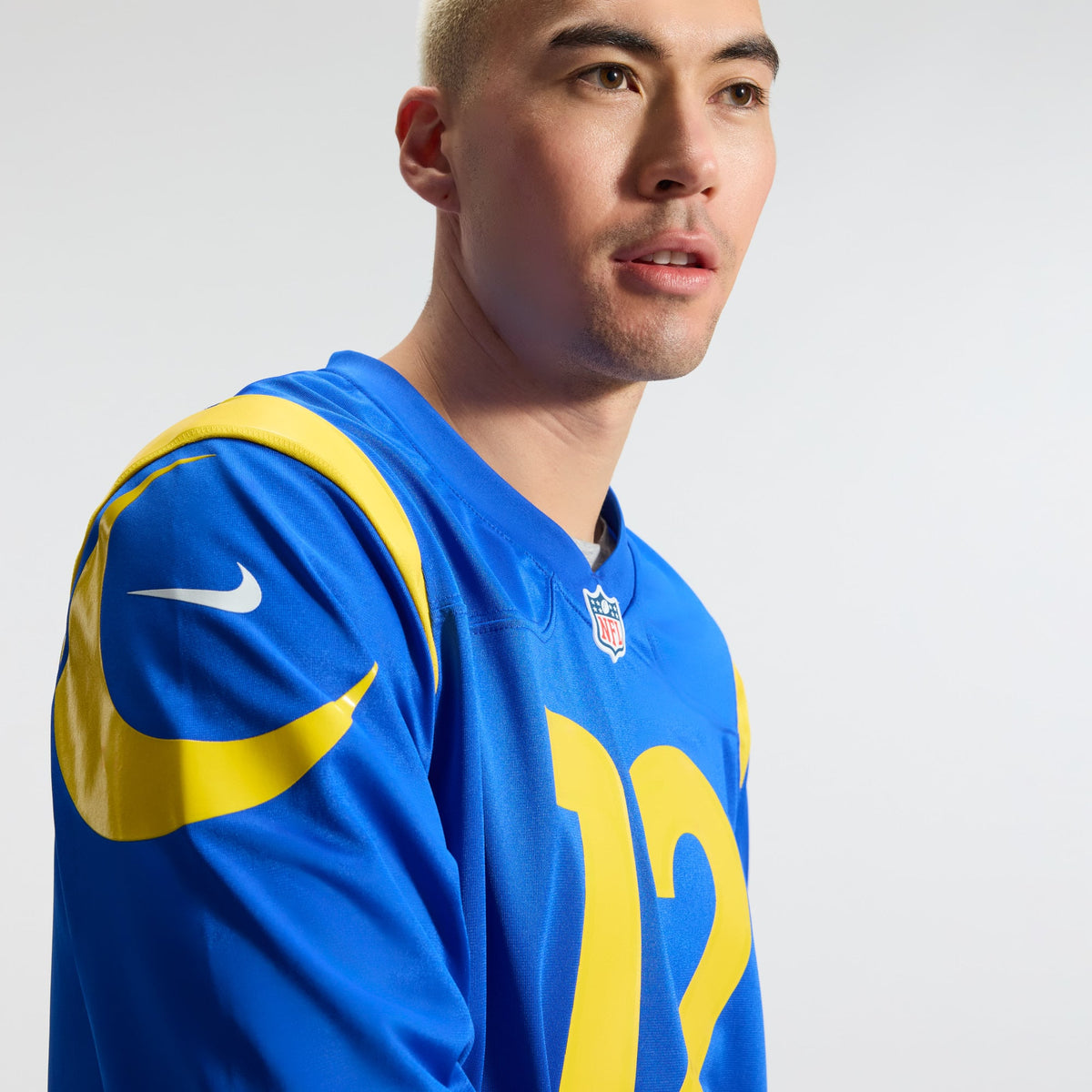 Men's Los Angeles Rams Puka Nacua White White Game Player Jersey