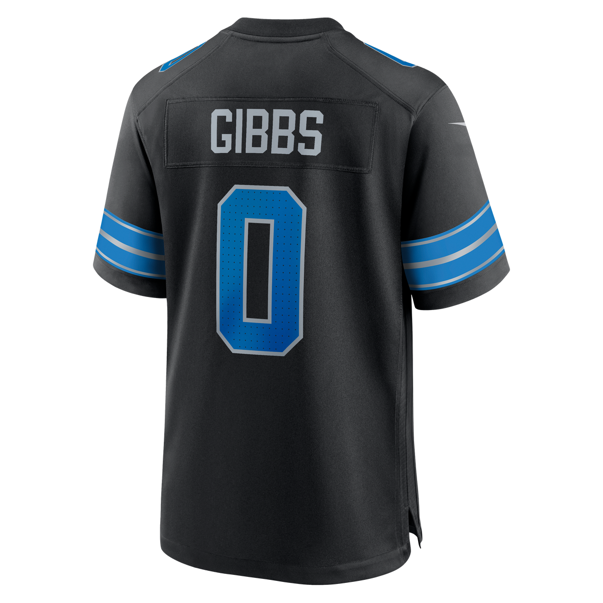 Men's Detroit Lions Jahmyr Gibbs Black 2nd Alternate Game Player Jersey