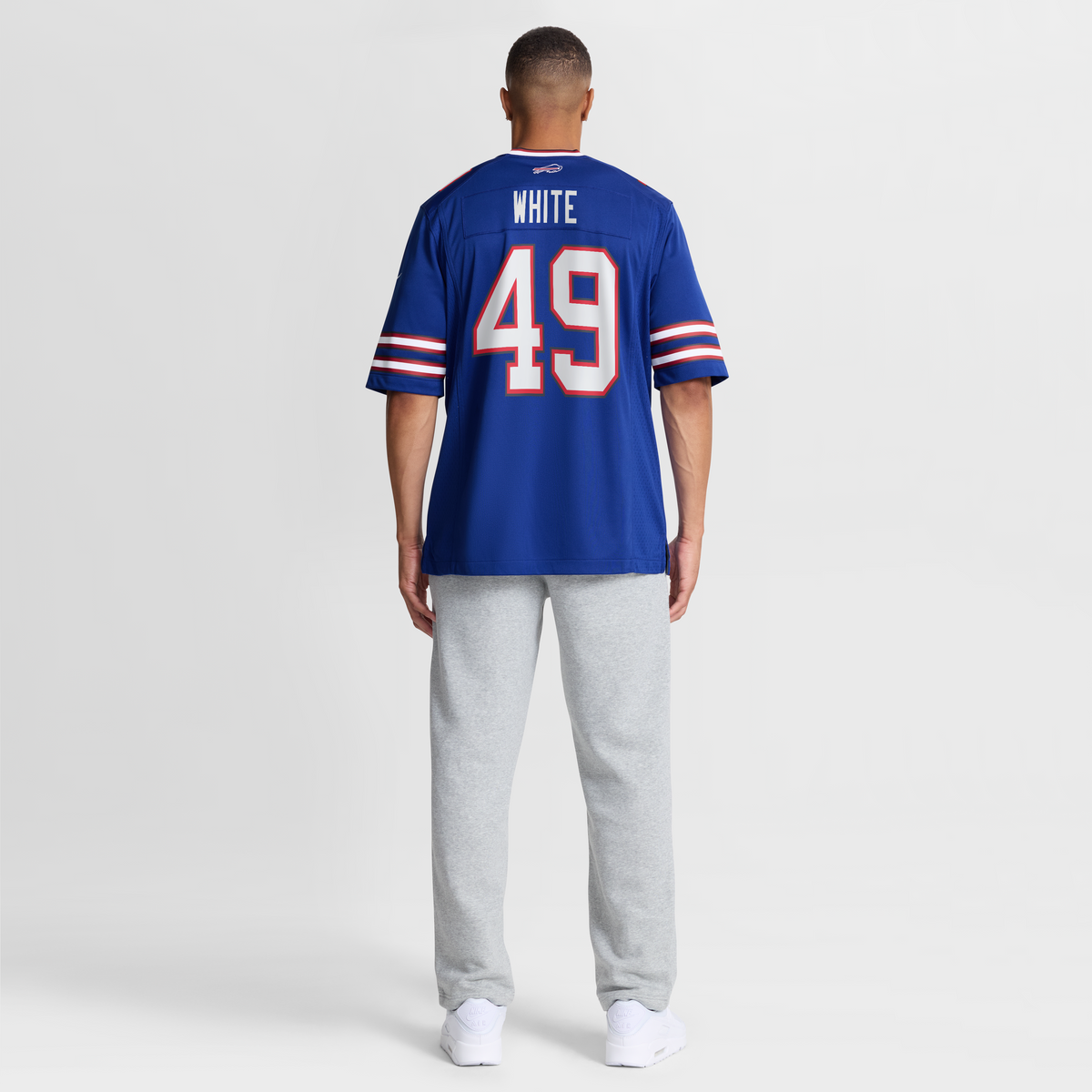 Men's Buffalo Bills DaShaun White Royal Team Jersey