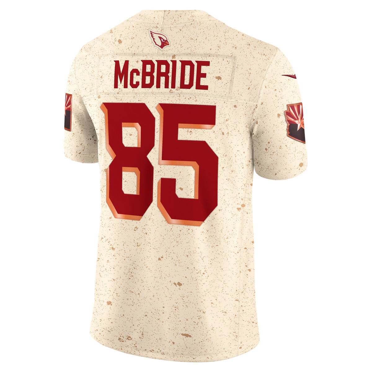 Men's Arizona Cardinals Trey McBride Natural Rivalries Collection Stitched Jersey