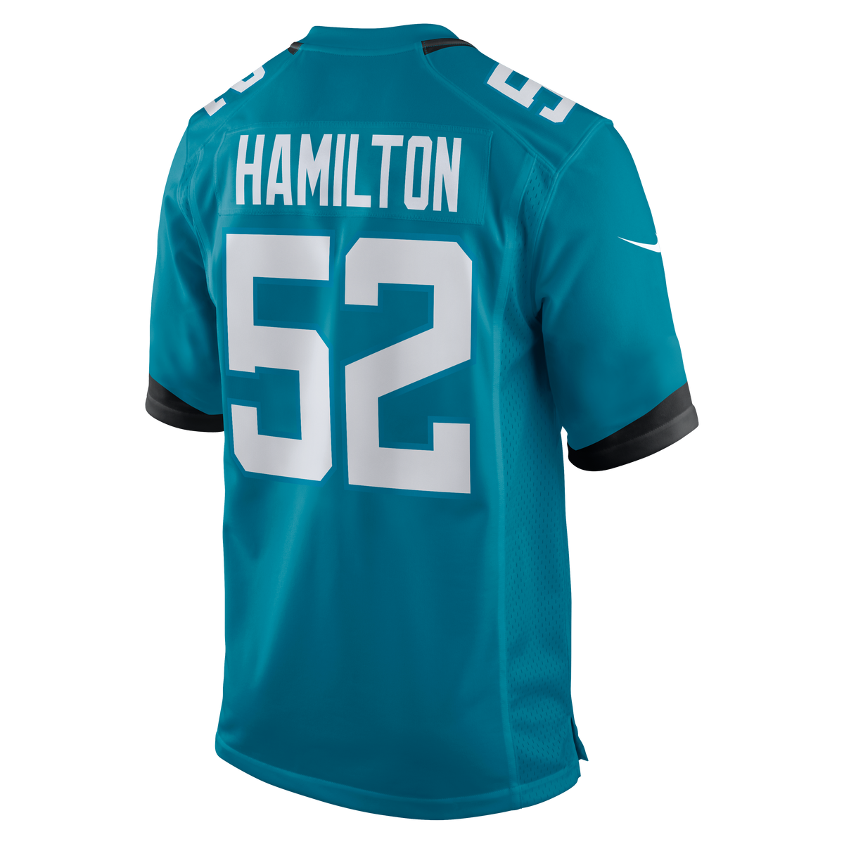 Men's Jacksonville Jaguars DaVon Hamilton Black Jersey