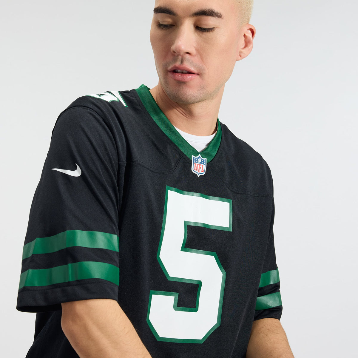 Men's New York Jets Garrett Wilson Legacy White Jersey