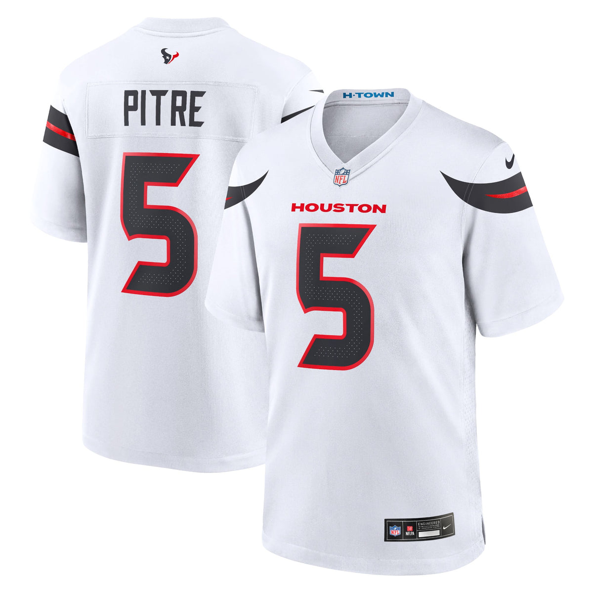 Men's Houston Texans Jalen Pitre Red Alternate Jersey