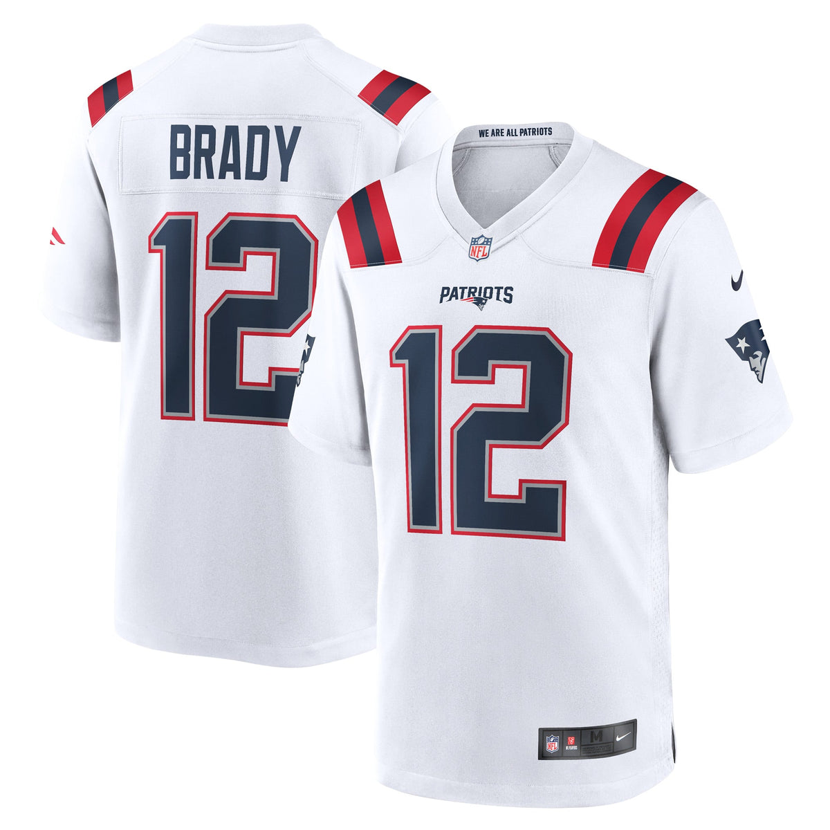 Men's New England Patriots Navy Game Retired Player Jersey