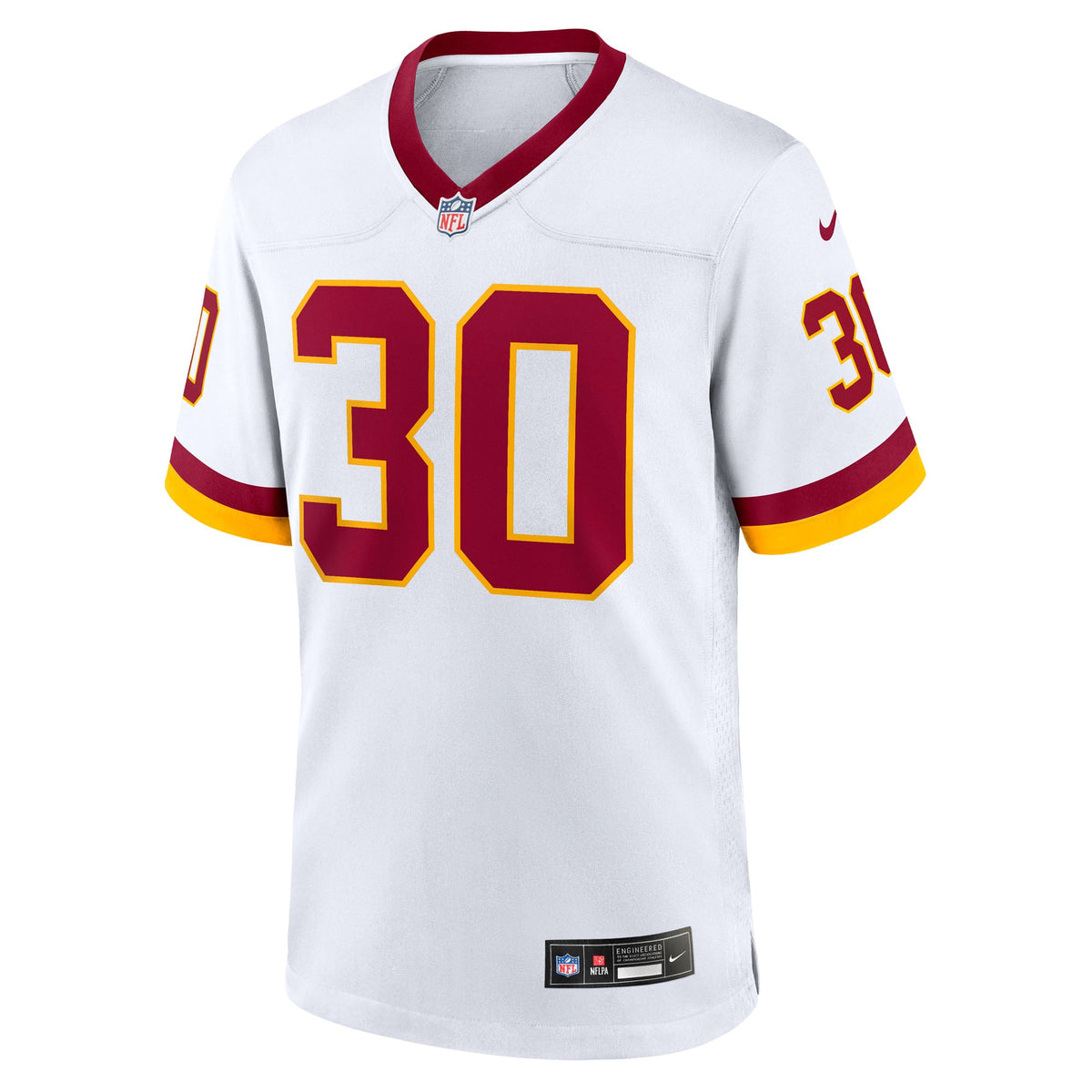 Men's Washington Commanders Austin Ekeler White Game Super Bowl Era Jersey