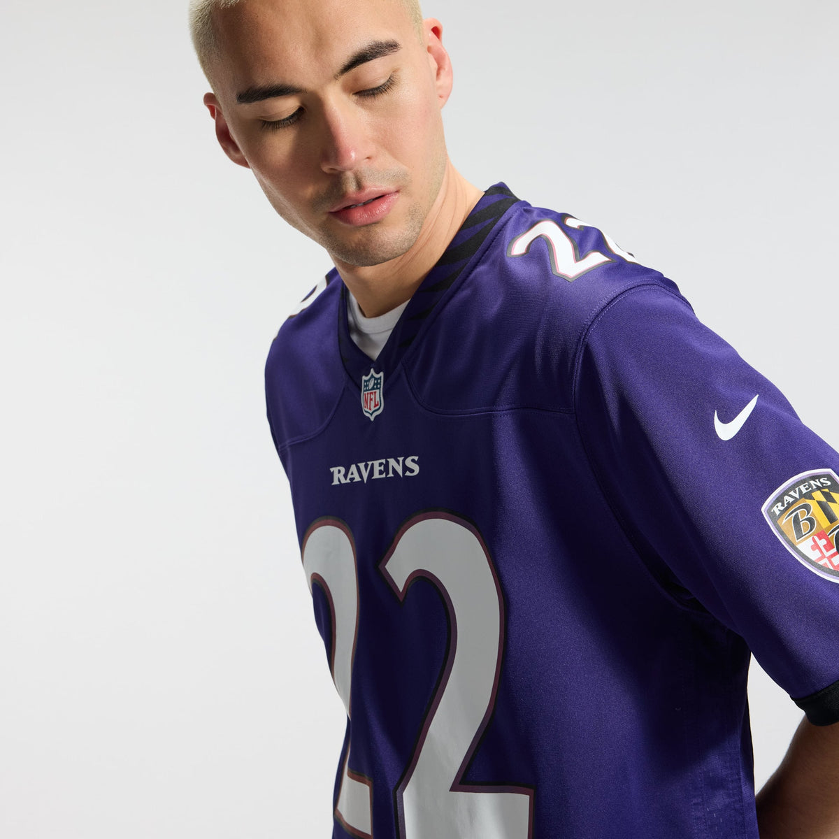Men's Baltimore Ravens Derrick Henry Purple Team Jersey