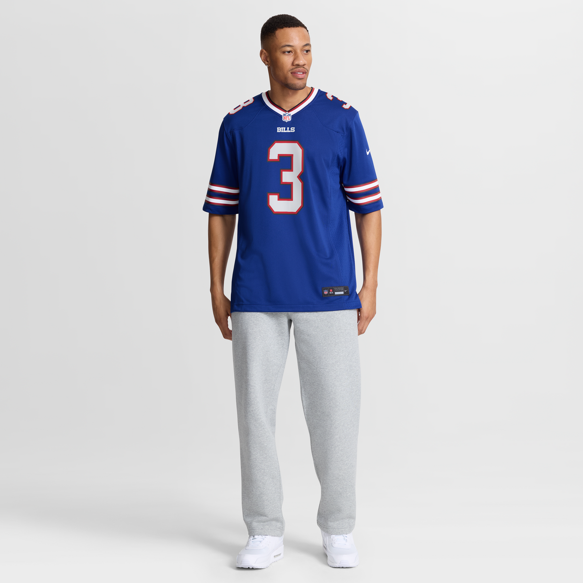 Men's Buffalo Bills Damar Hamlin White Jersey