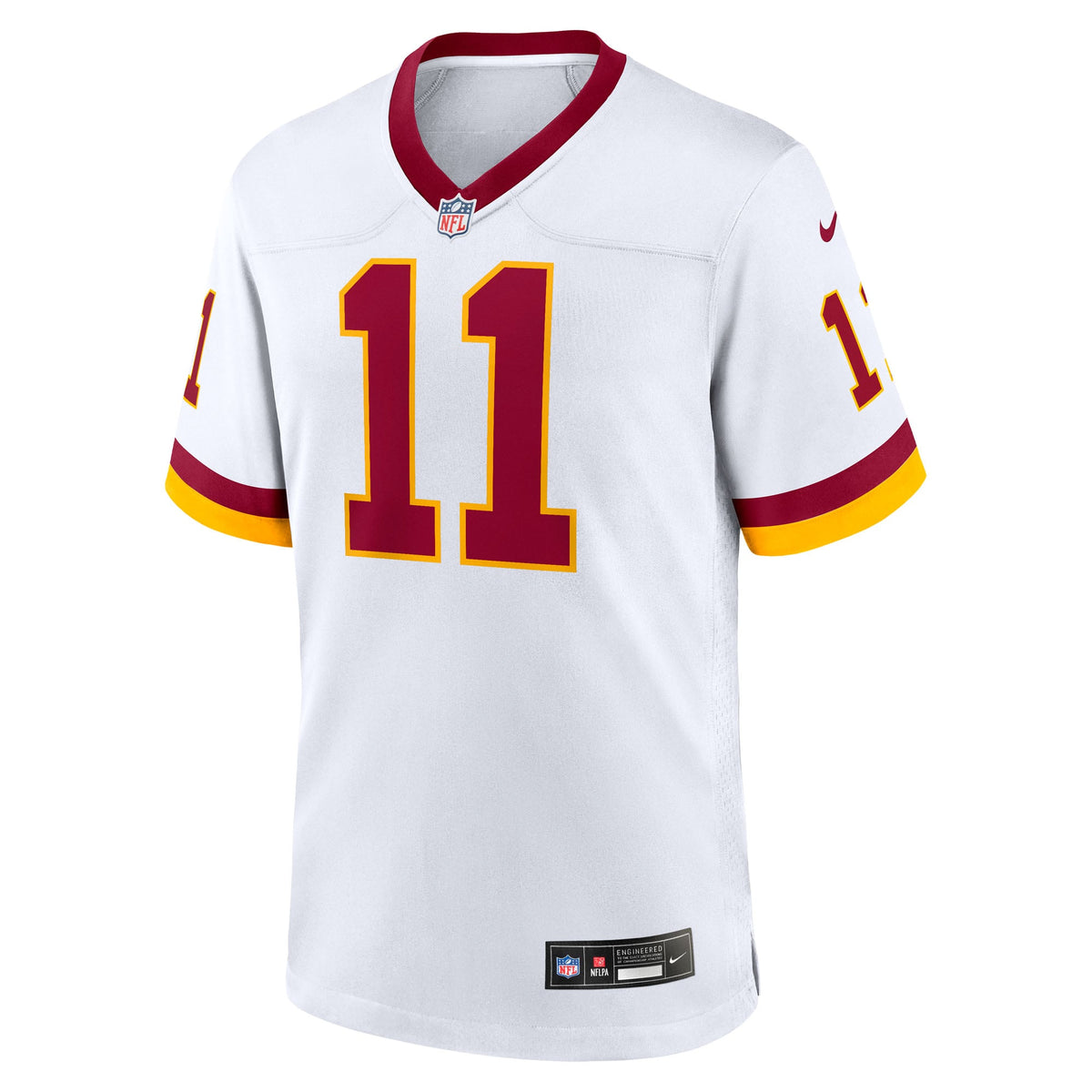 Men's Washington Commanders Luke McCaffrey White Game Super Bowl Era Jersey
