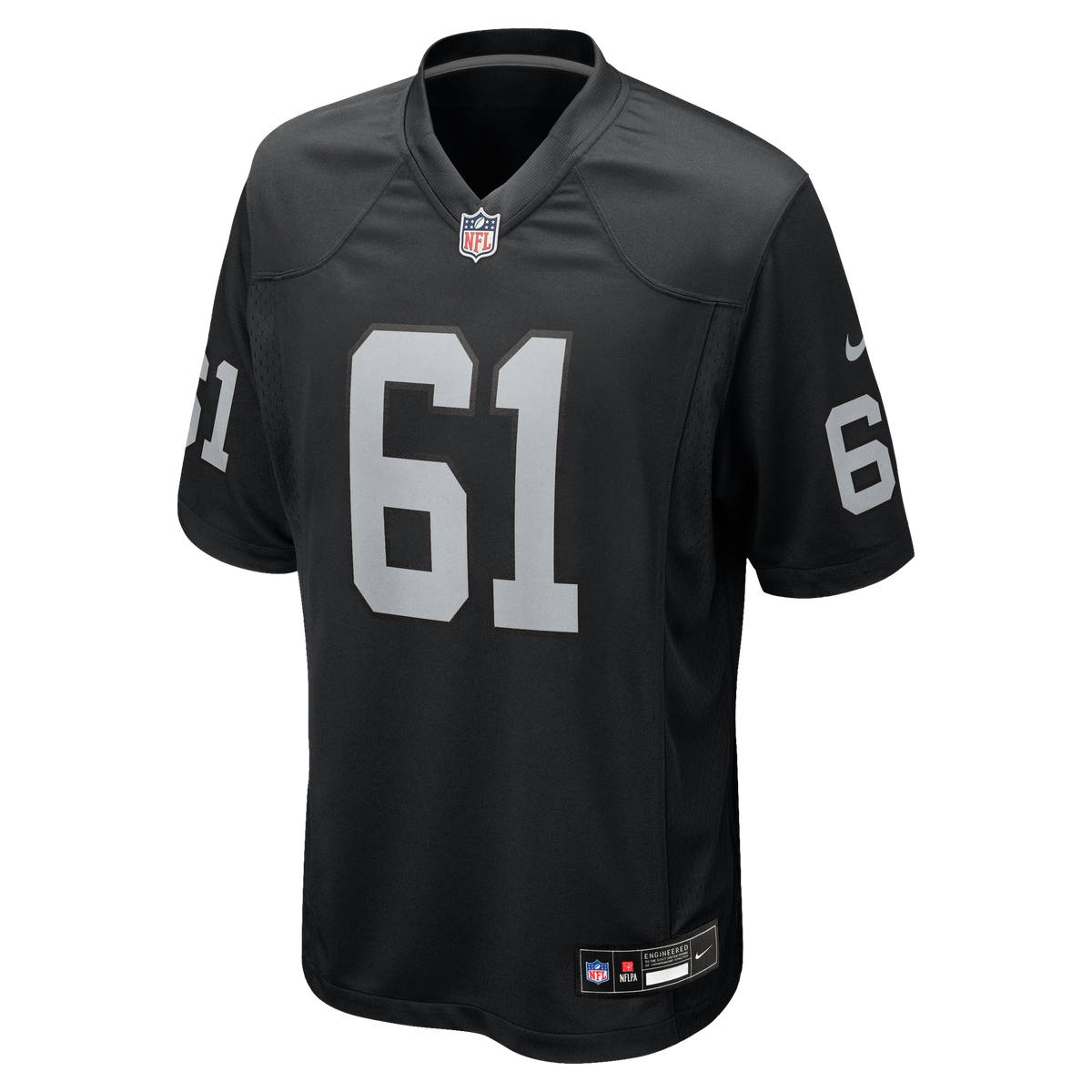 Men's Las Vegas Raiders Meredith Black Game Player Jersey