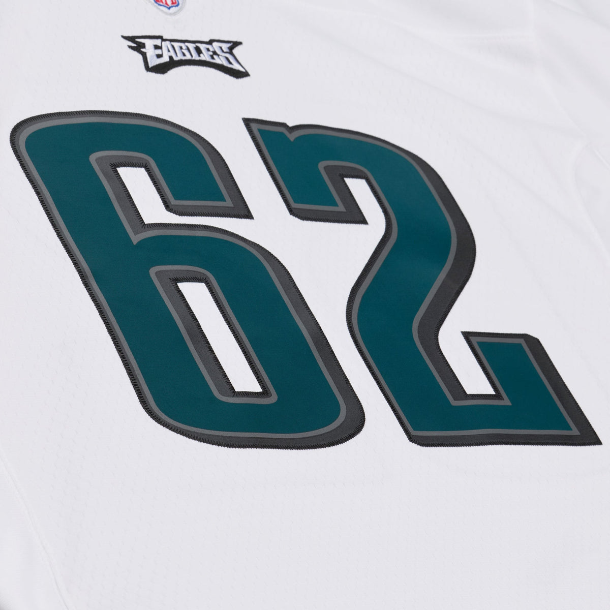 Men's Philadelphia Eagles Jason Kelce White Big & Tall 2011 Legacy Replica Player Jersey