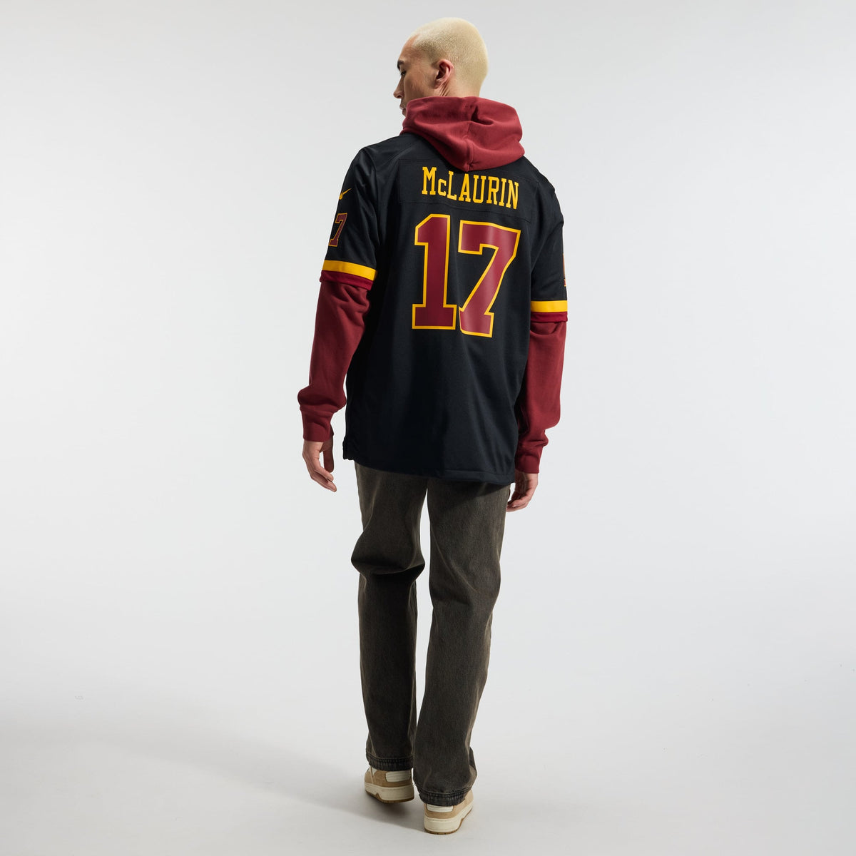 Hail Raiser Men's Washington Commanders Terry McLaurin Black Alternate Jersey
