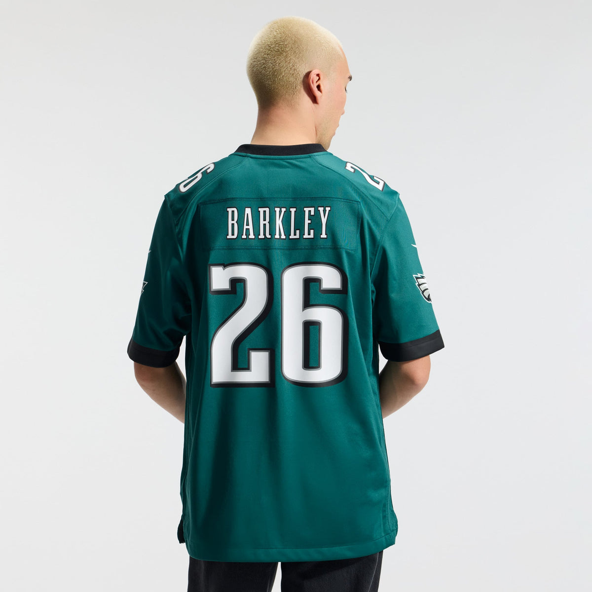 Men's Philadelphia Eagles Saquon Barkley Black Alternate Jersey