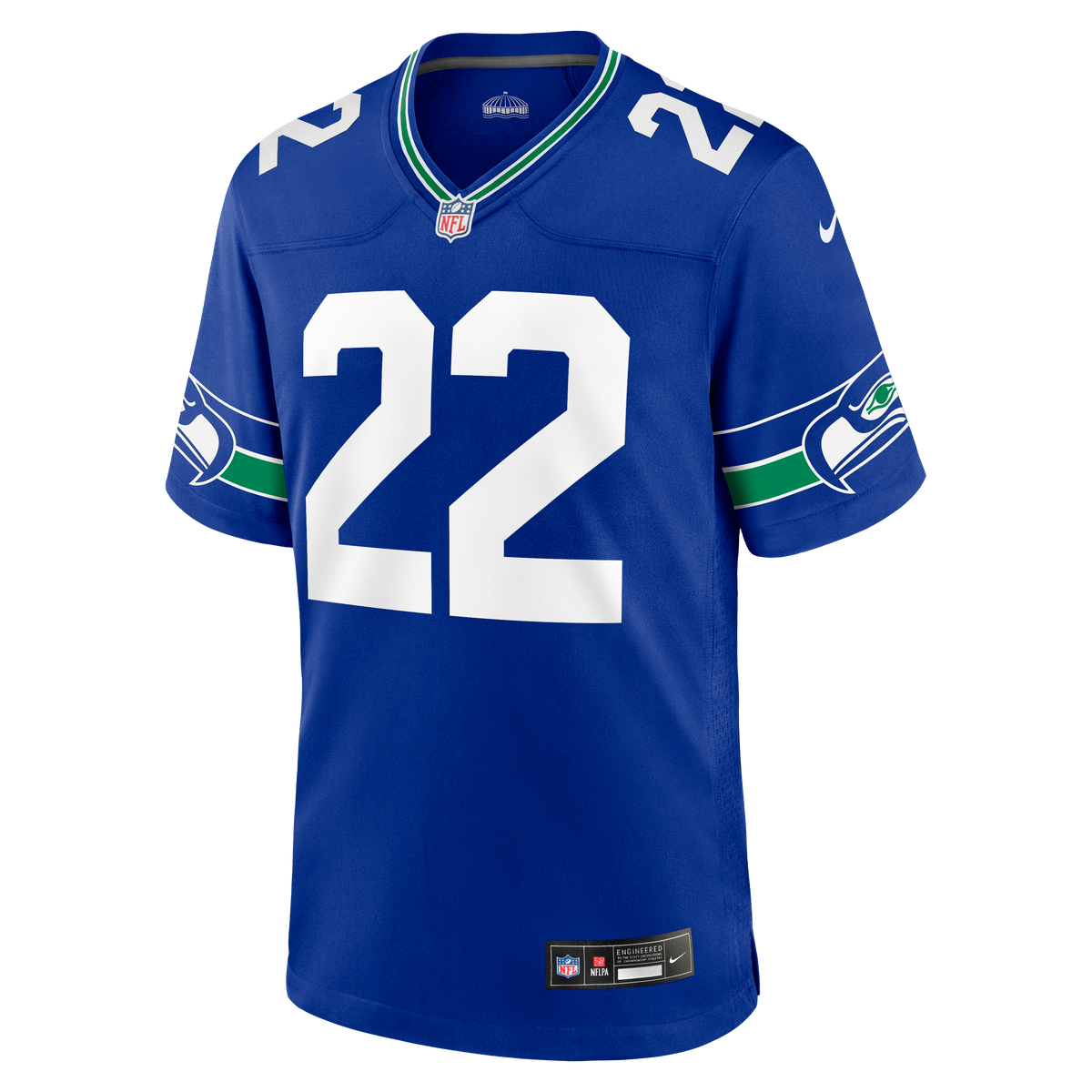 Men's Seattle Seahawks Rashid Shaheed Royal Alternate Jersey