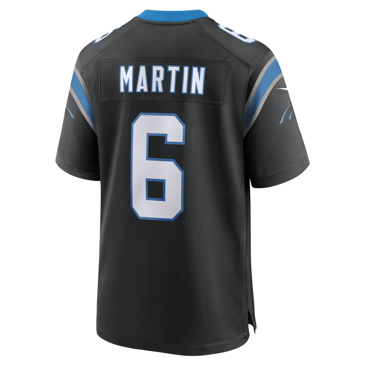 Men's Carolina Panthers Sam Martin Black Team Jersey