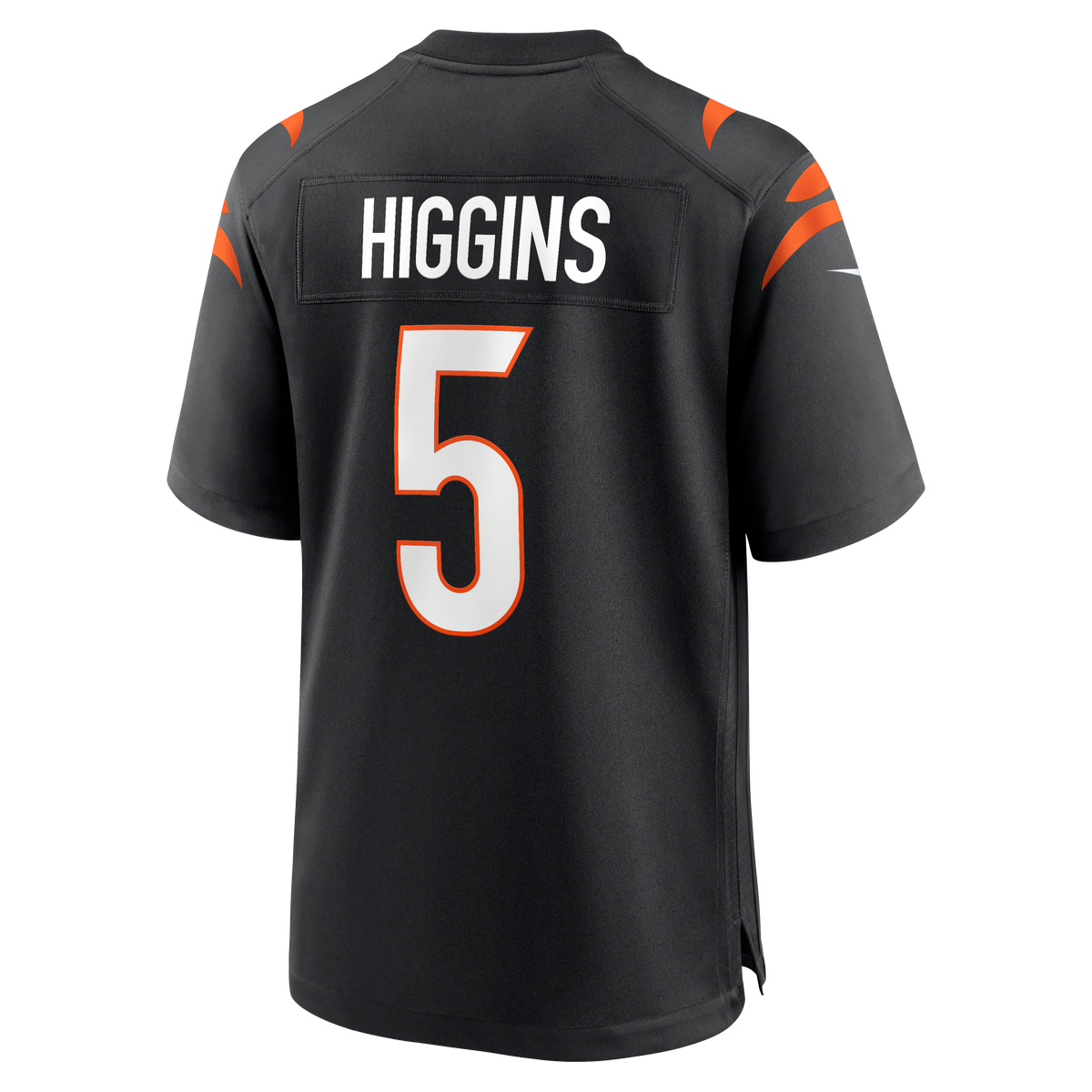 Men's Cincinnati Bengals Tee Higgins Black Game Player Jersey