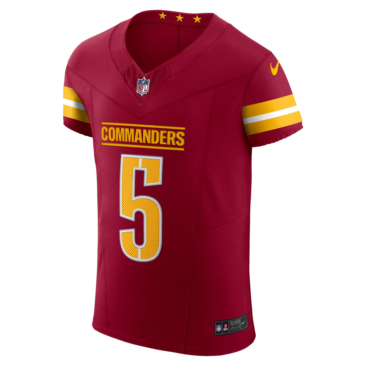 Men's Washington Commanders Jayden Daniels Burgundy Team Elite Jersey