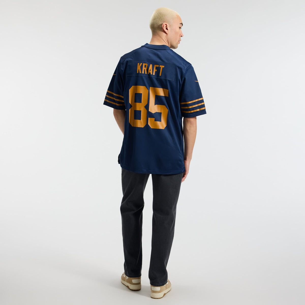 Men's Green Bay Packers Tucker Kraft Navy Alternate Jersey