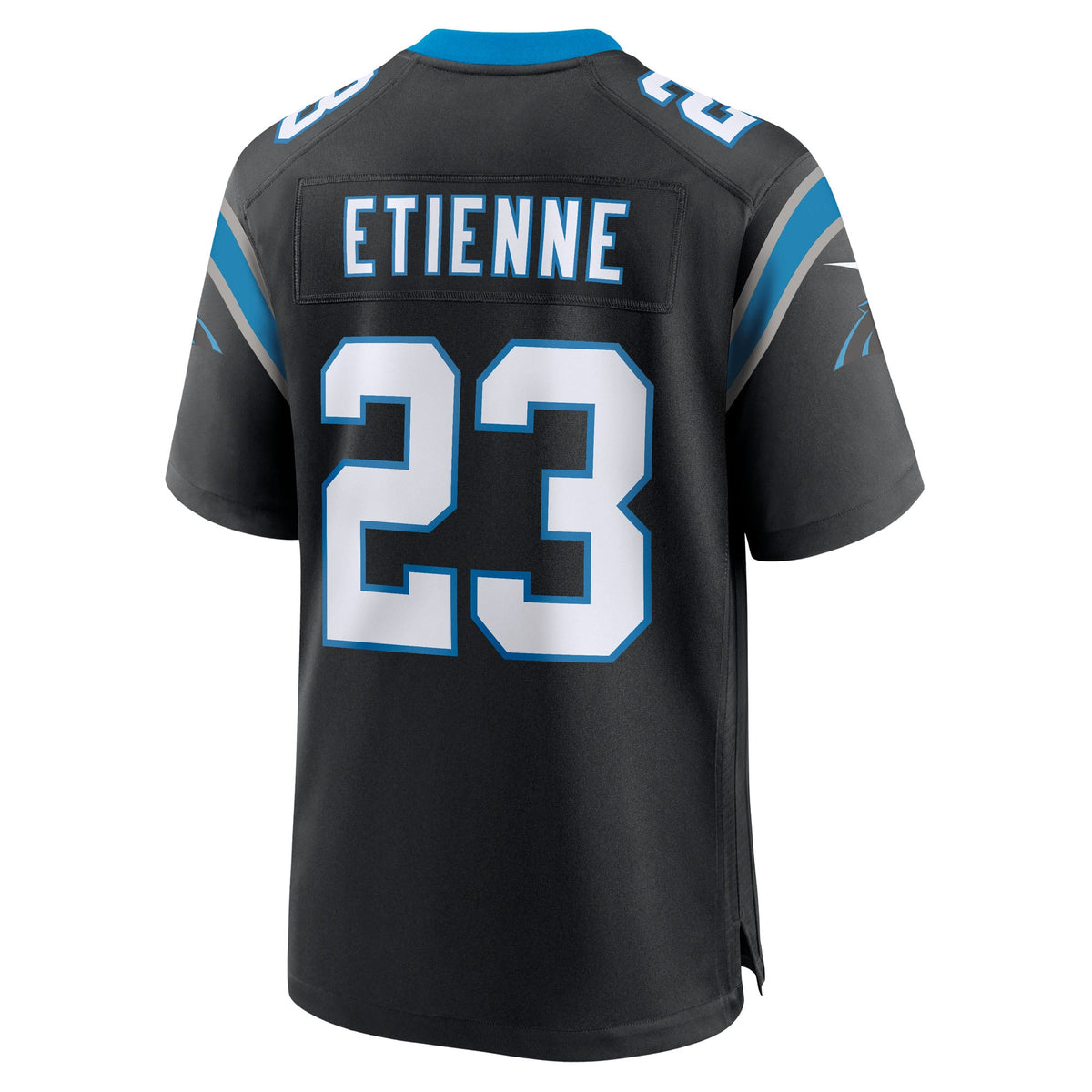 Men's Carolina Panthers Trevor Etienne Black Team Jersey