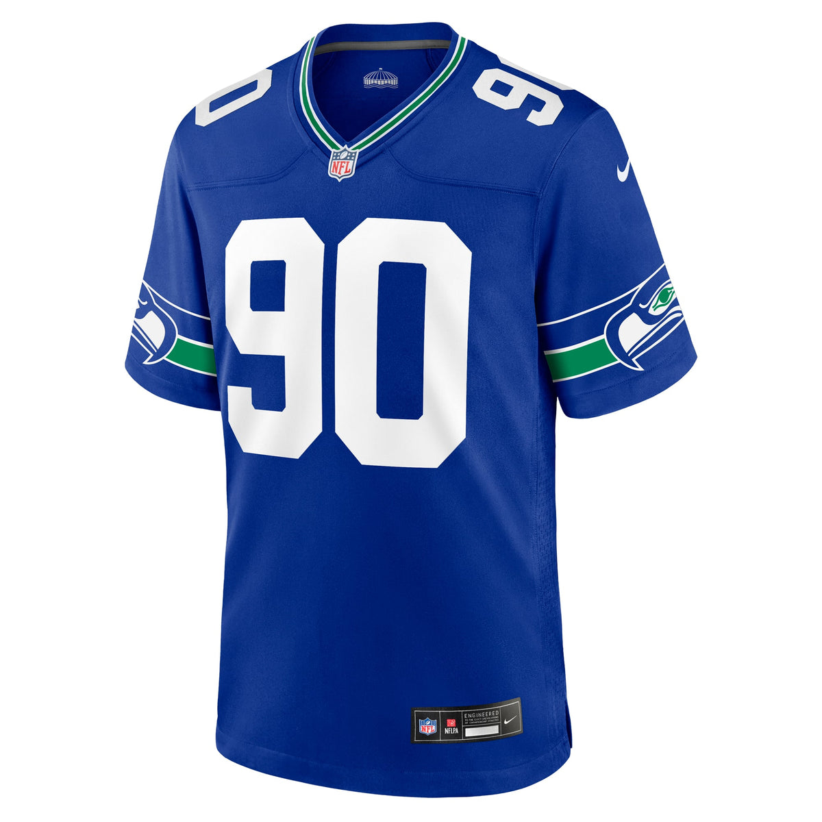 Men's Seattle Seahawks Jarran Reed Royal Alternate Jersey