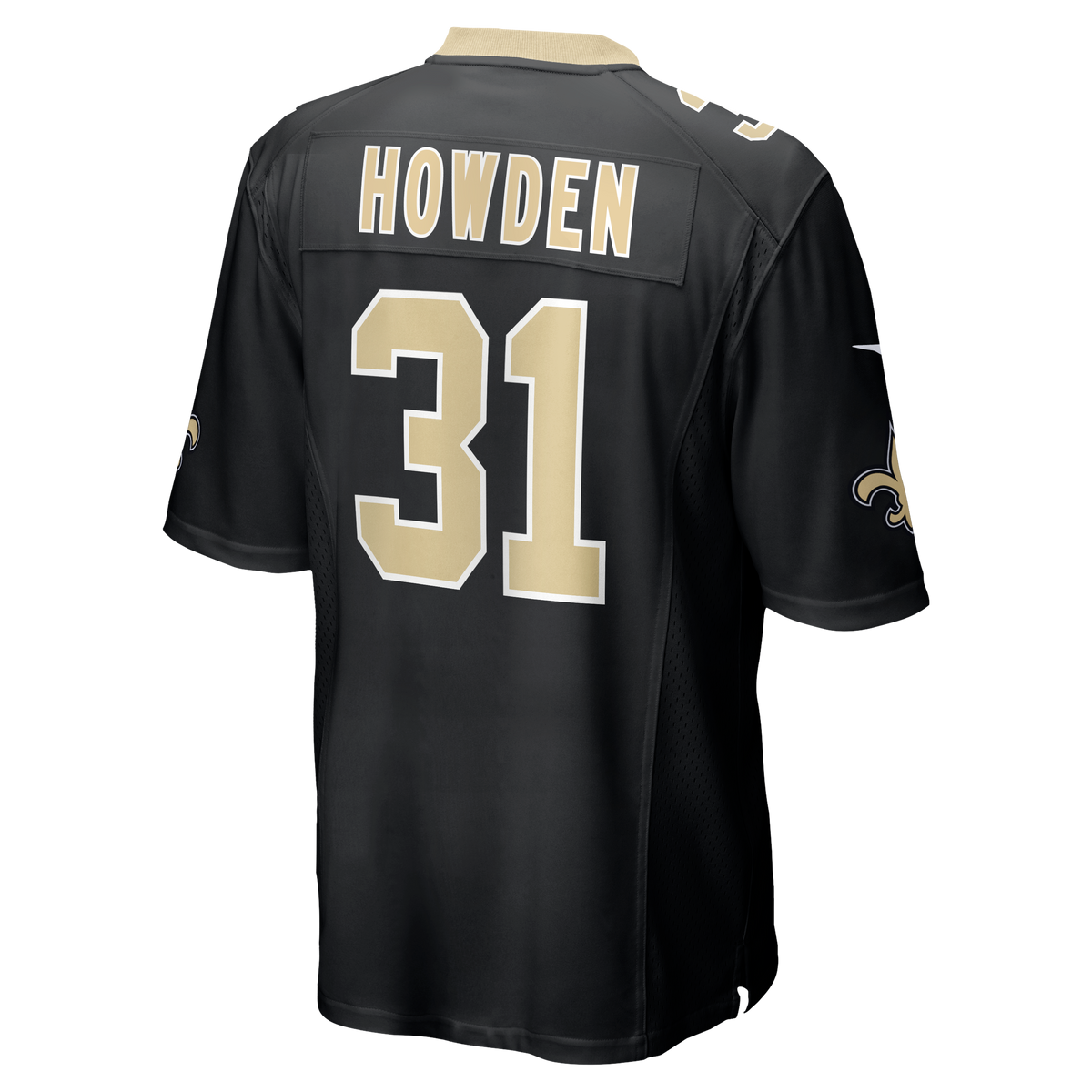 Men's New Orleans Saints Howden Black Team Jersey