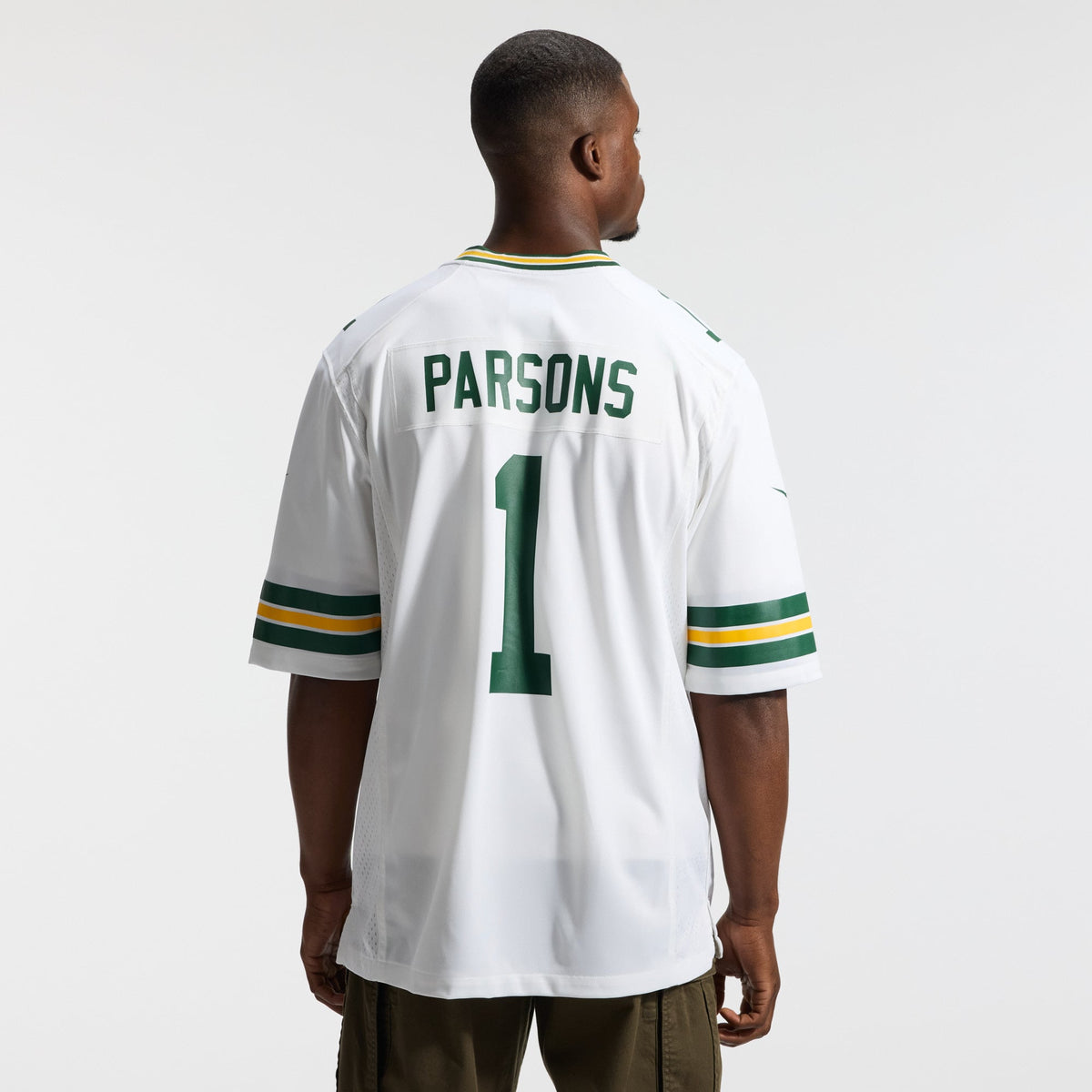 Men's Green Bay Packers Micah Parsons White Game Player Jersey