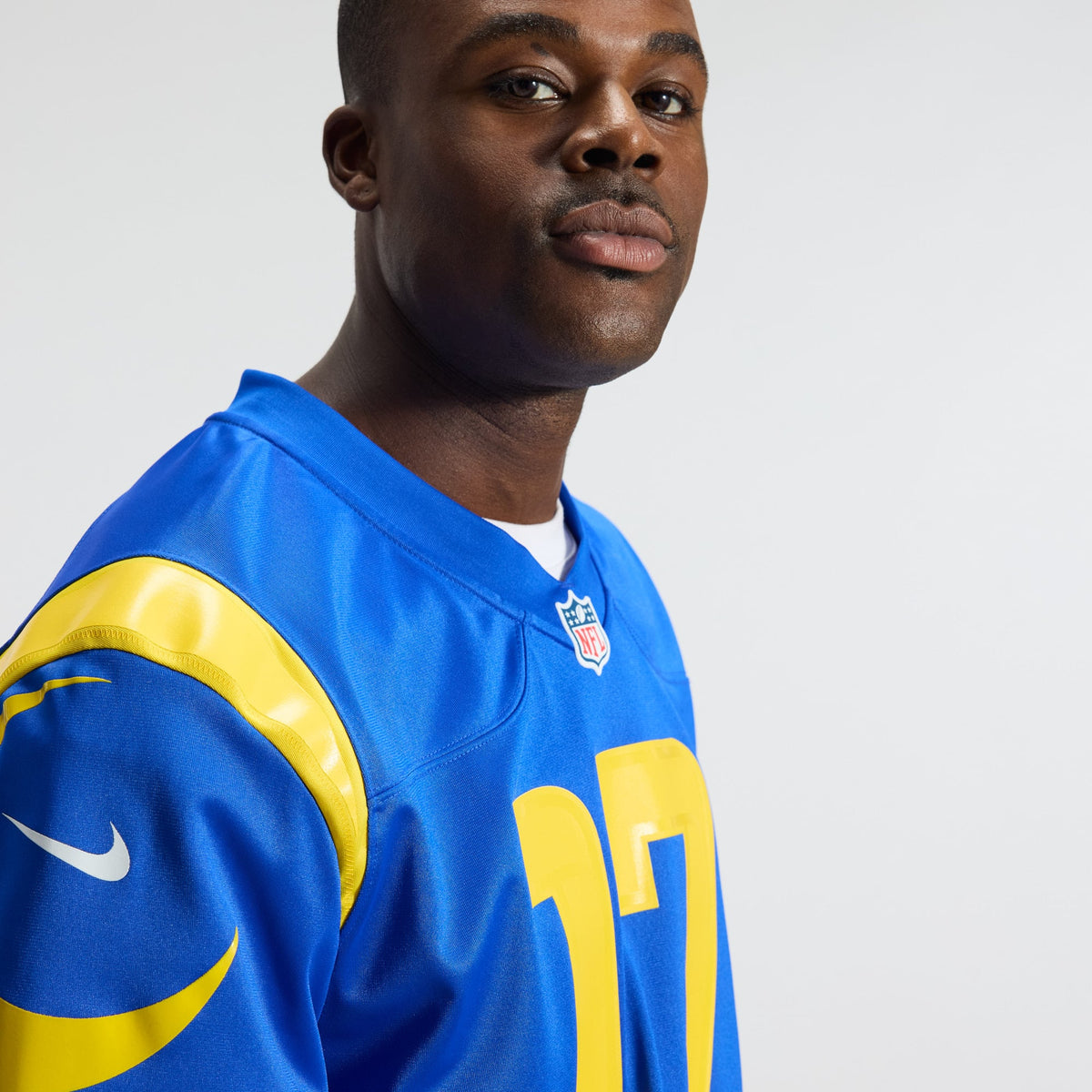 Men's Los Angeles Rams Davante Adams Royal Team Game Player Jersey