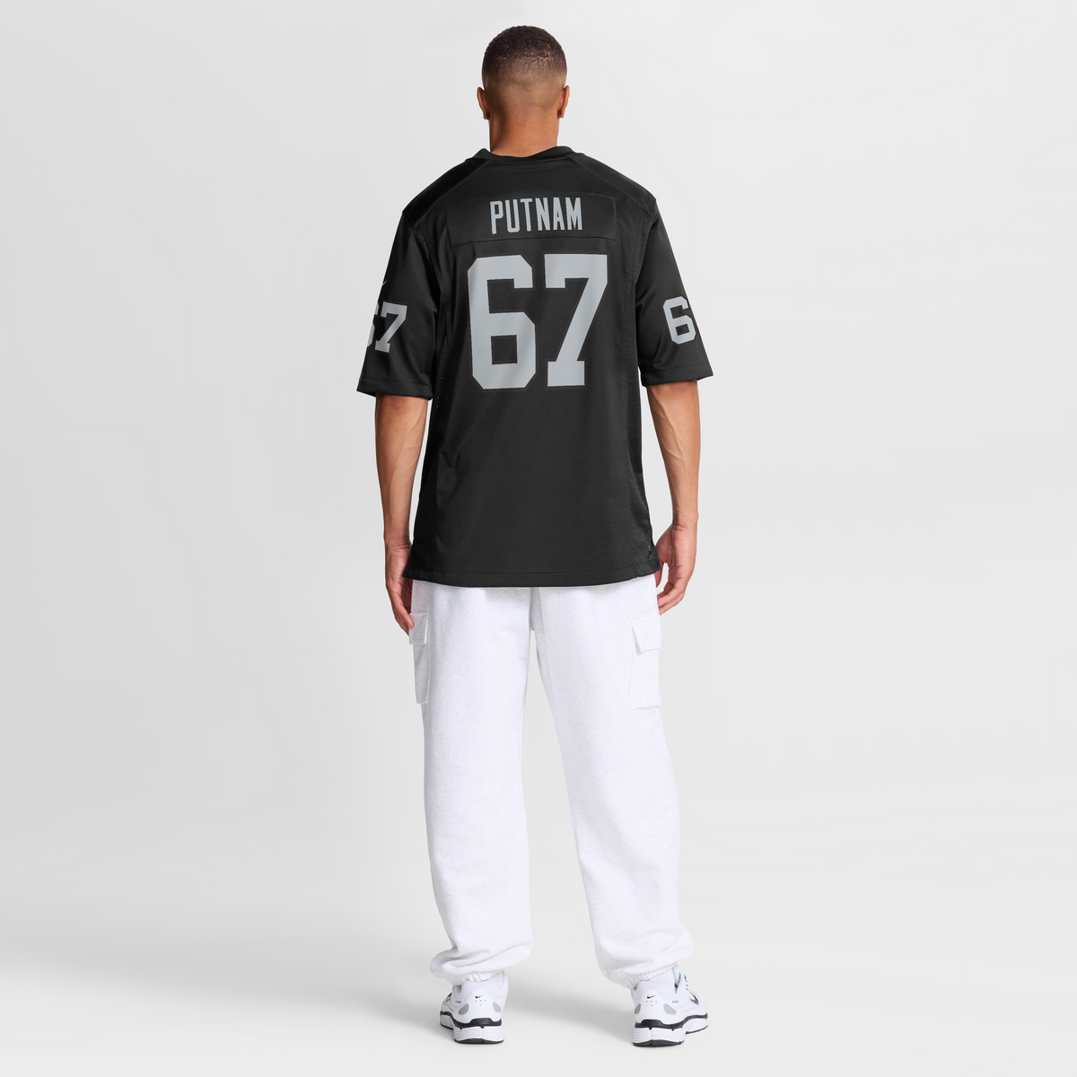 Men's Las Vegas Raiders Will Putnam Black Team Jersey