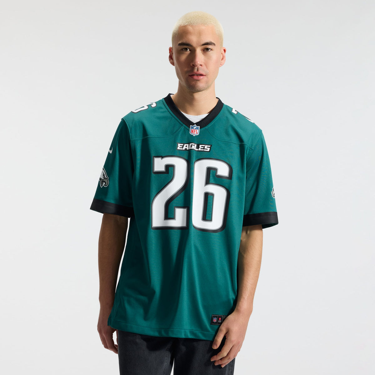 Men's Philadelphia Eagles Saquon Barkley Black Alternate Jersey