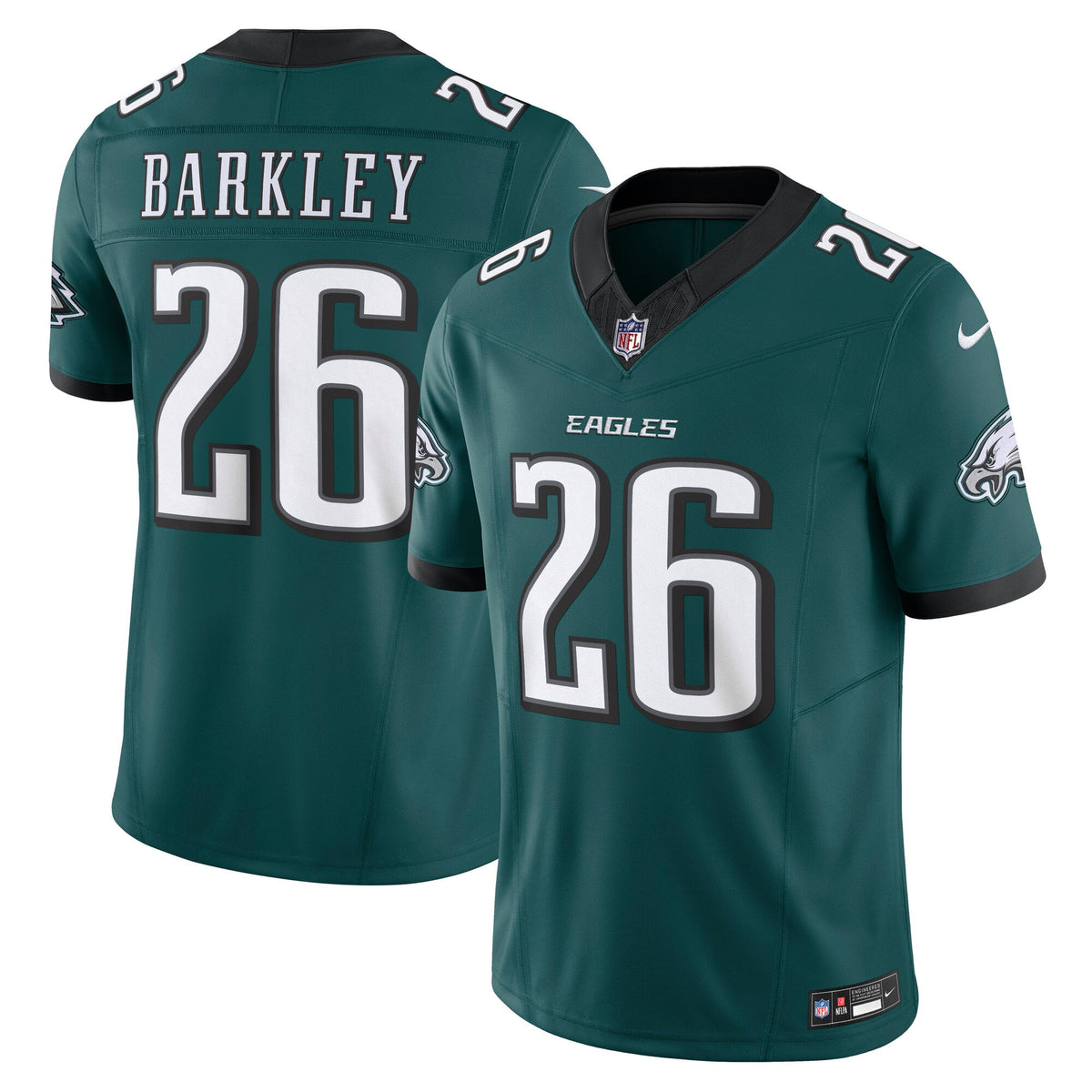 Men's Philadelphia Eagles Saquon Barkley Midnight Green Jersey