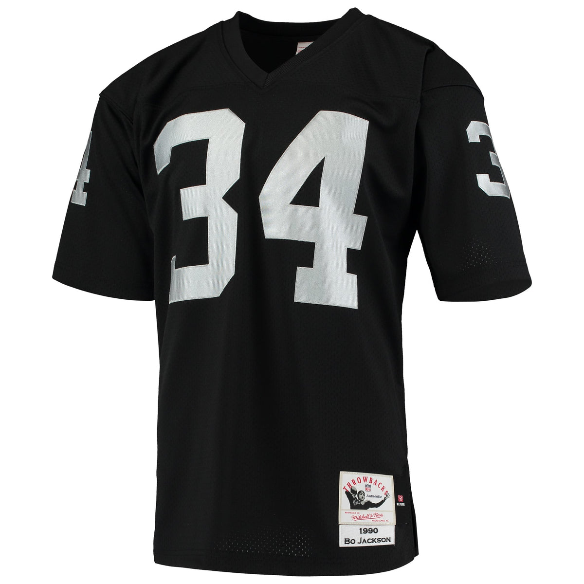 Men's Las Vegas Raiders 1990 Bo Jackson Black Throwback Retired Player Jersey