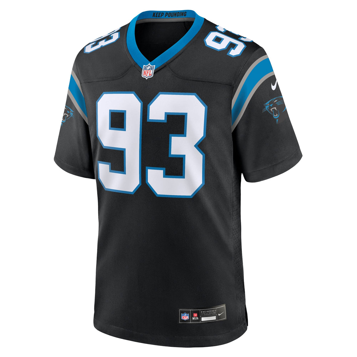 Men's Carolina Panthers LaBryan Ray Black Team Jersey