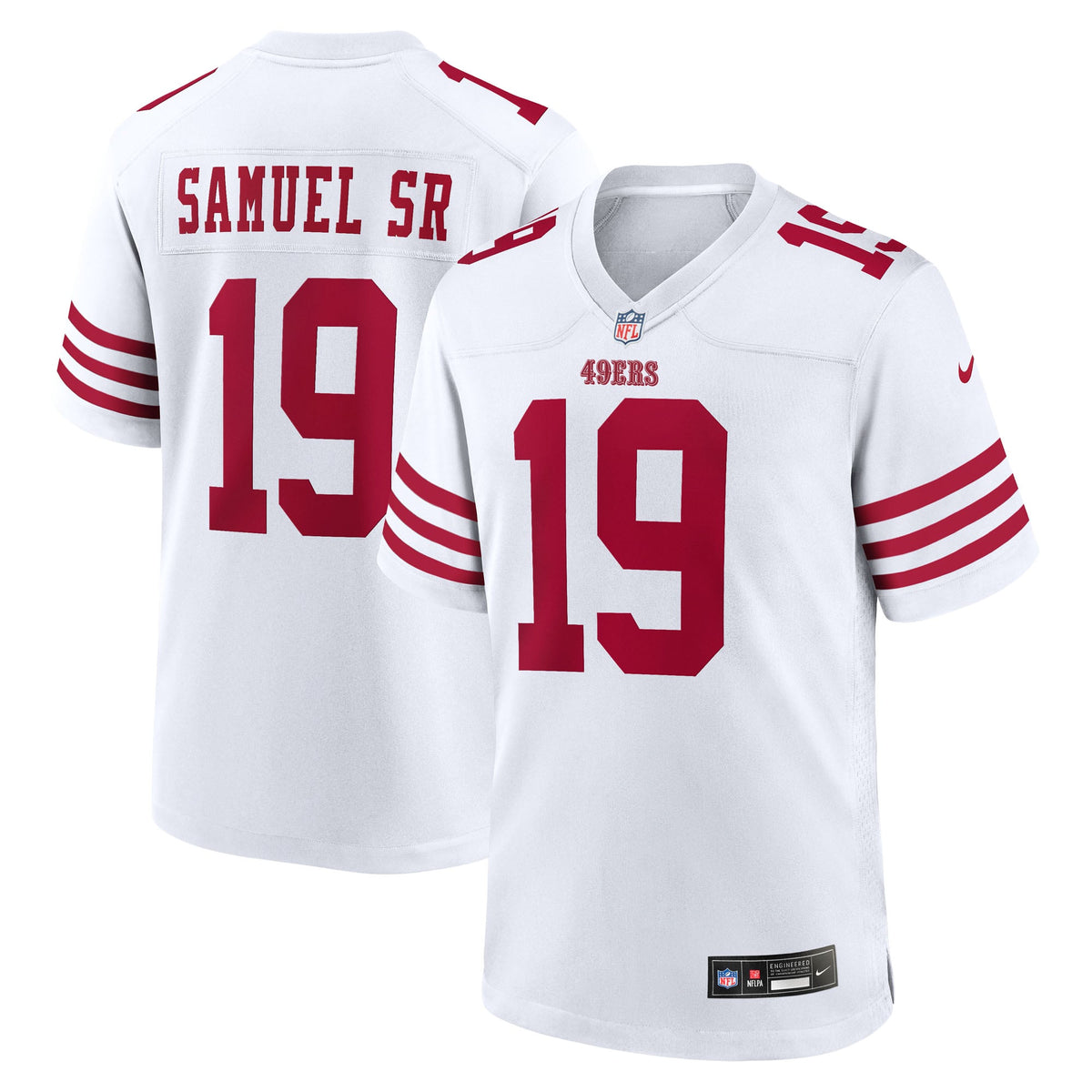 Men's San Francisco 49ers Deebo Samuel Sr Scarlet Team Jersey