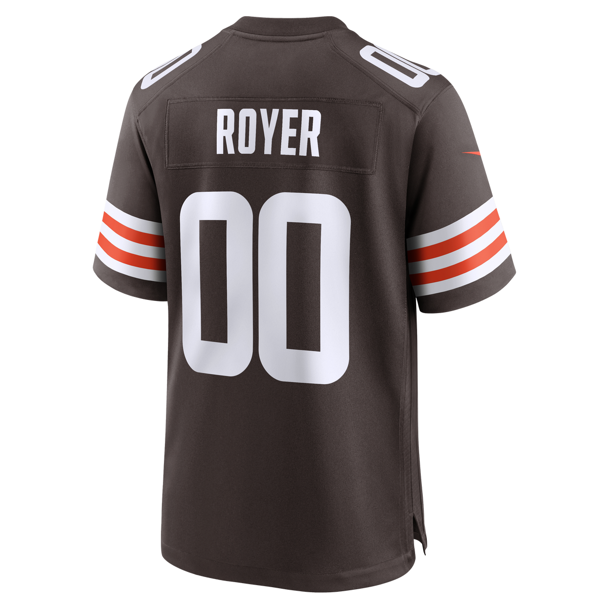 Men's Cleveland Browns Joe Royer Brown Jersey