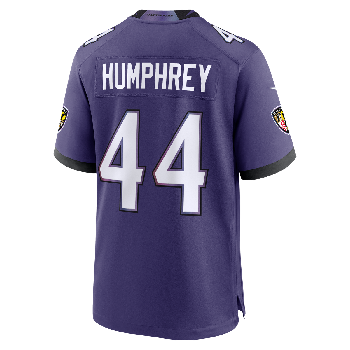 Men's Baltimore Ravens Marlon Humphrey Purple Team Jersey