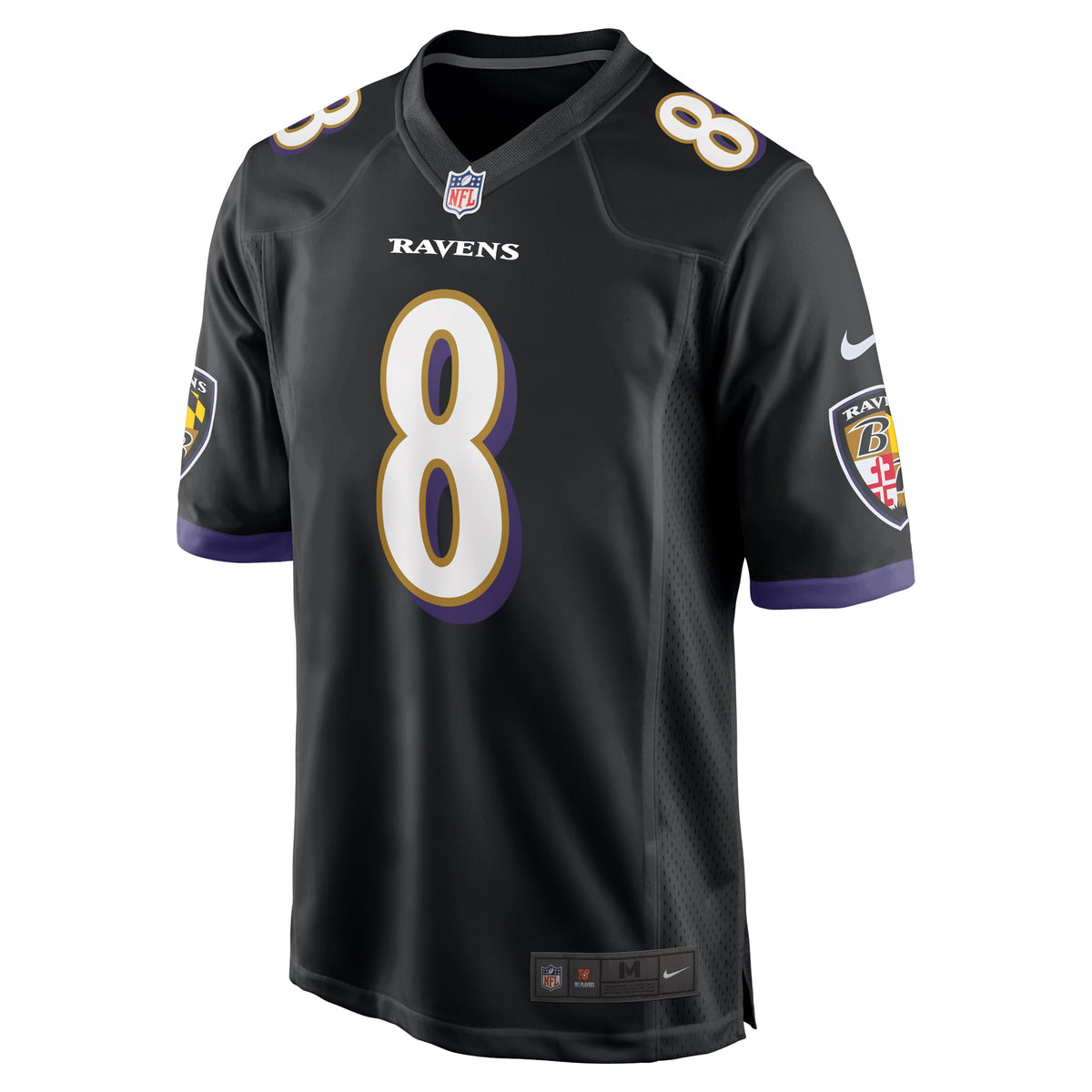 Men's Baltimore Ravens Lamar Jackson Black Alternate Jersey