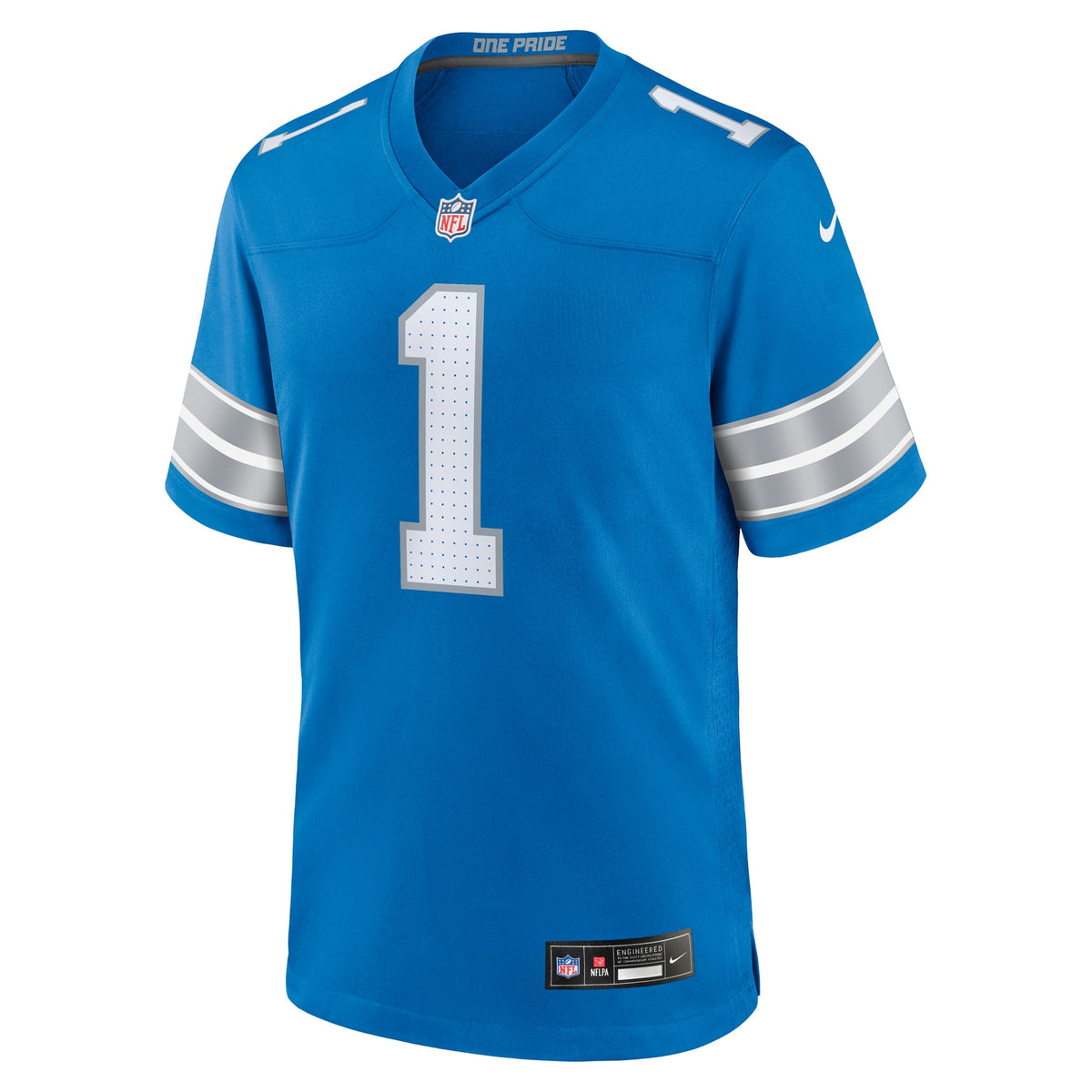Men's Detroit Lions Jameson Williams Blue Game Player Jersey