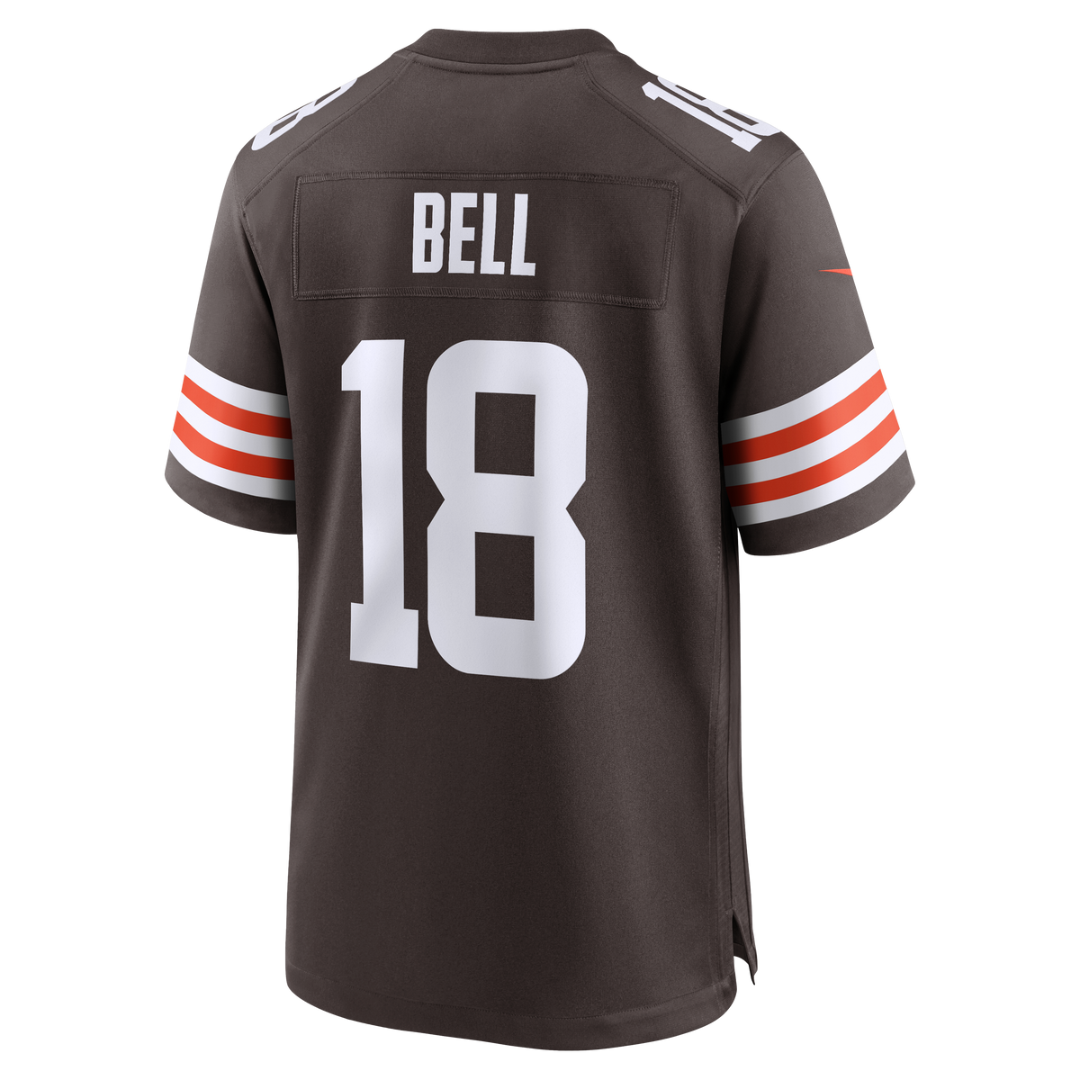 Men's Cleveland Browns David Bell Brown Jersey